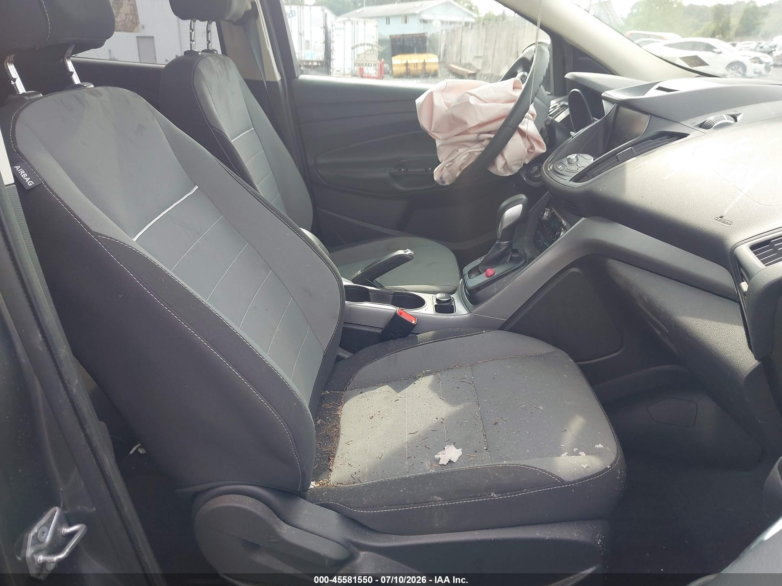 2014 Ford Escape Se Серый vin: 1FMCU9GX7EUD76957