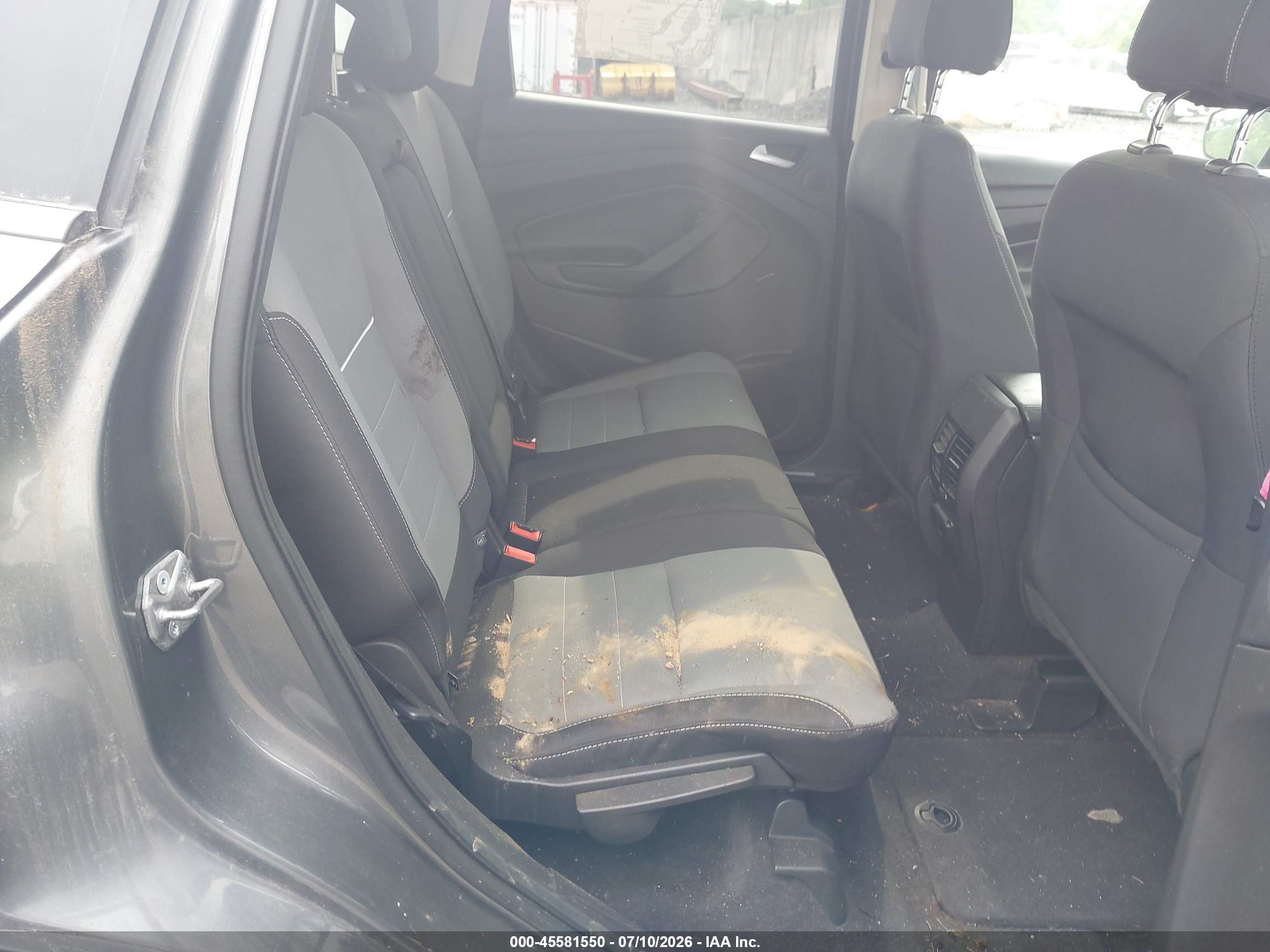 2014 Ford Escape Se Серый vin: 1FMCU9GX7EUD76957