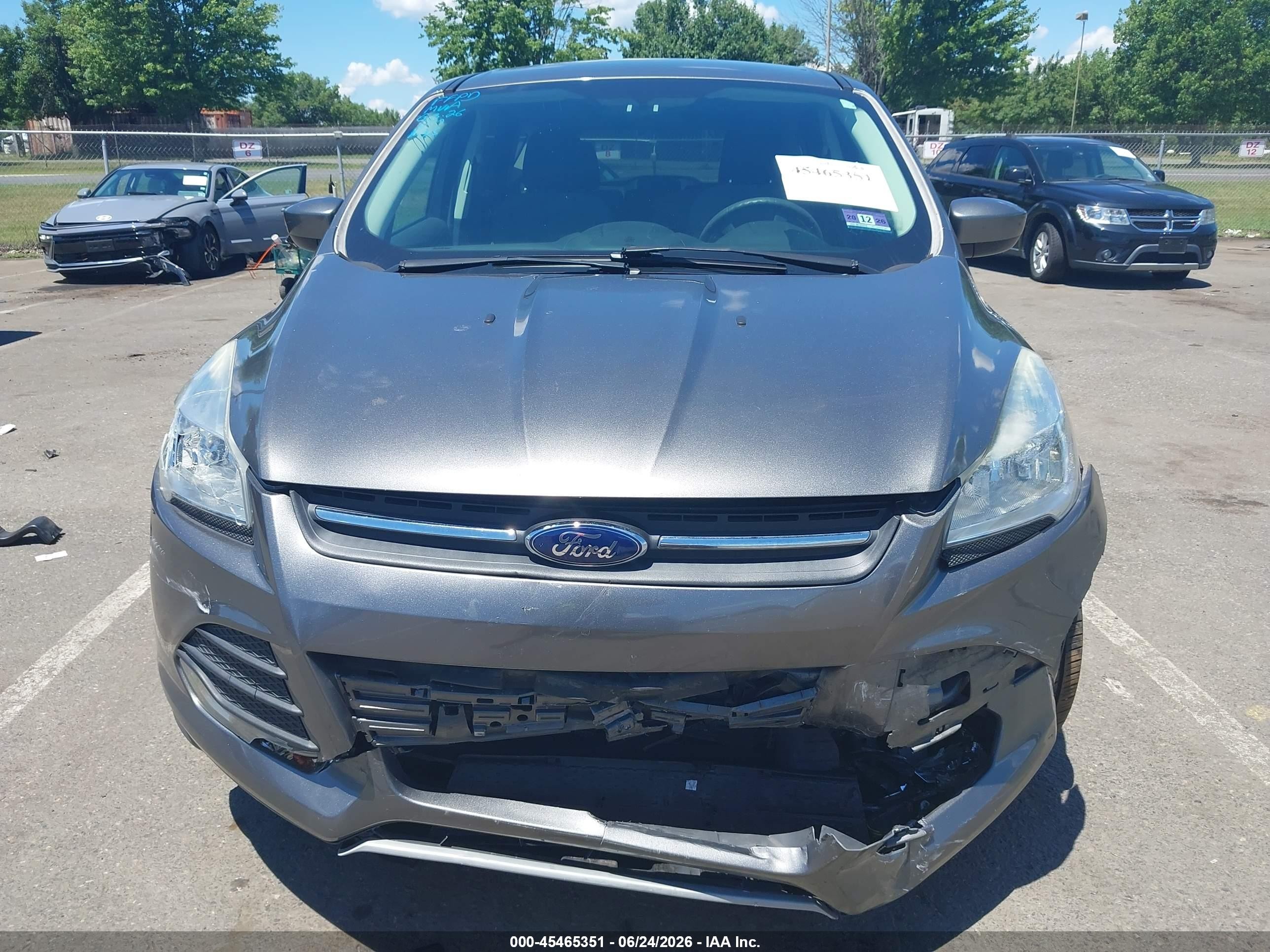 2014 Ford Escape Se Gray vin: 1FMCU9GX7EUD90891