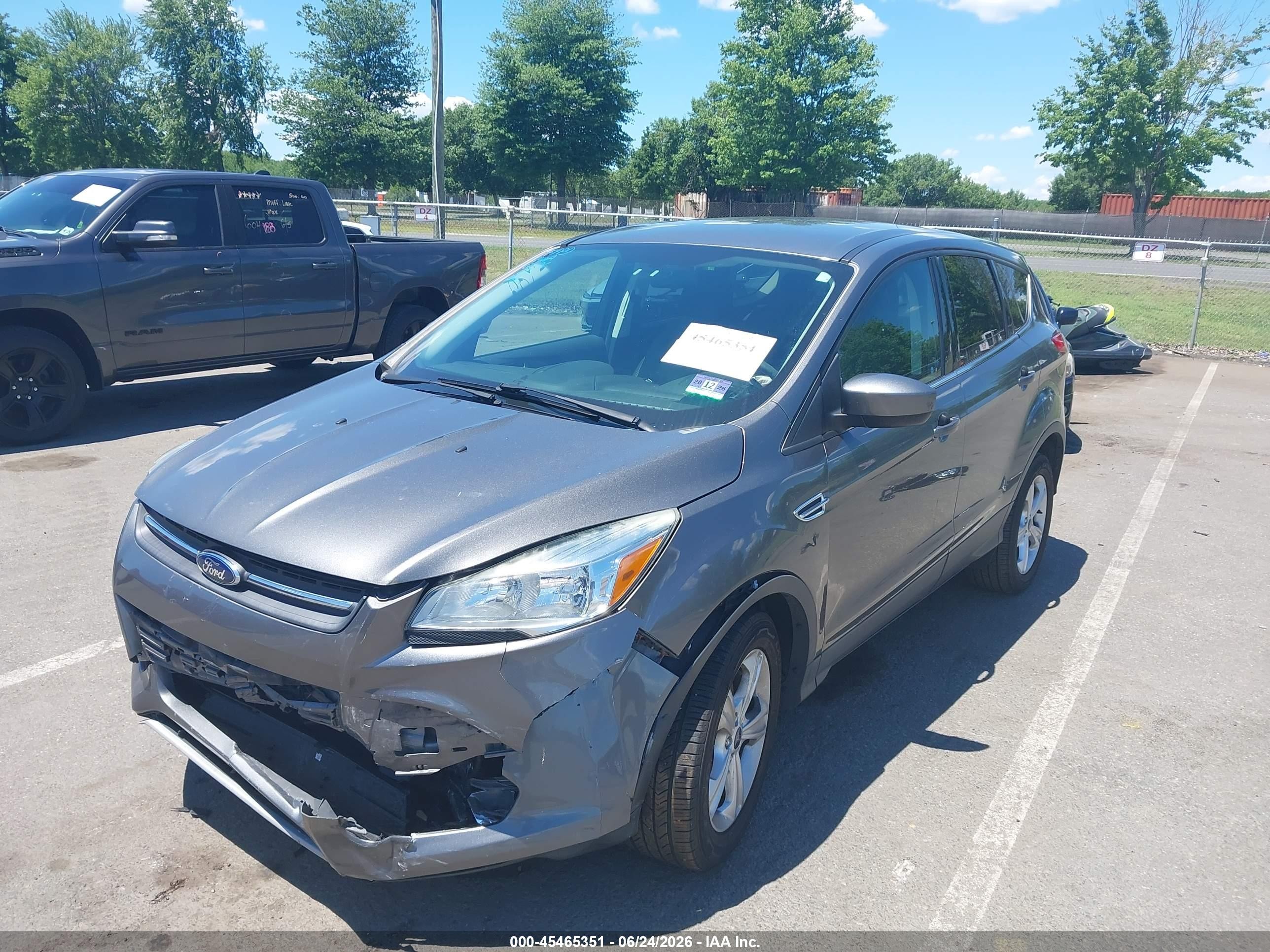 2014 Ford Escape Se Gray vin: 1FMCU9GX7EUD90891