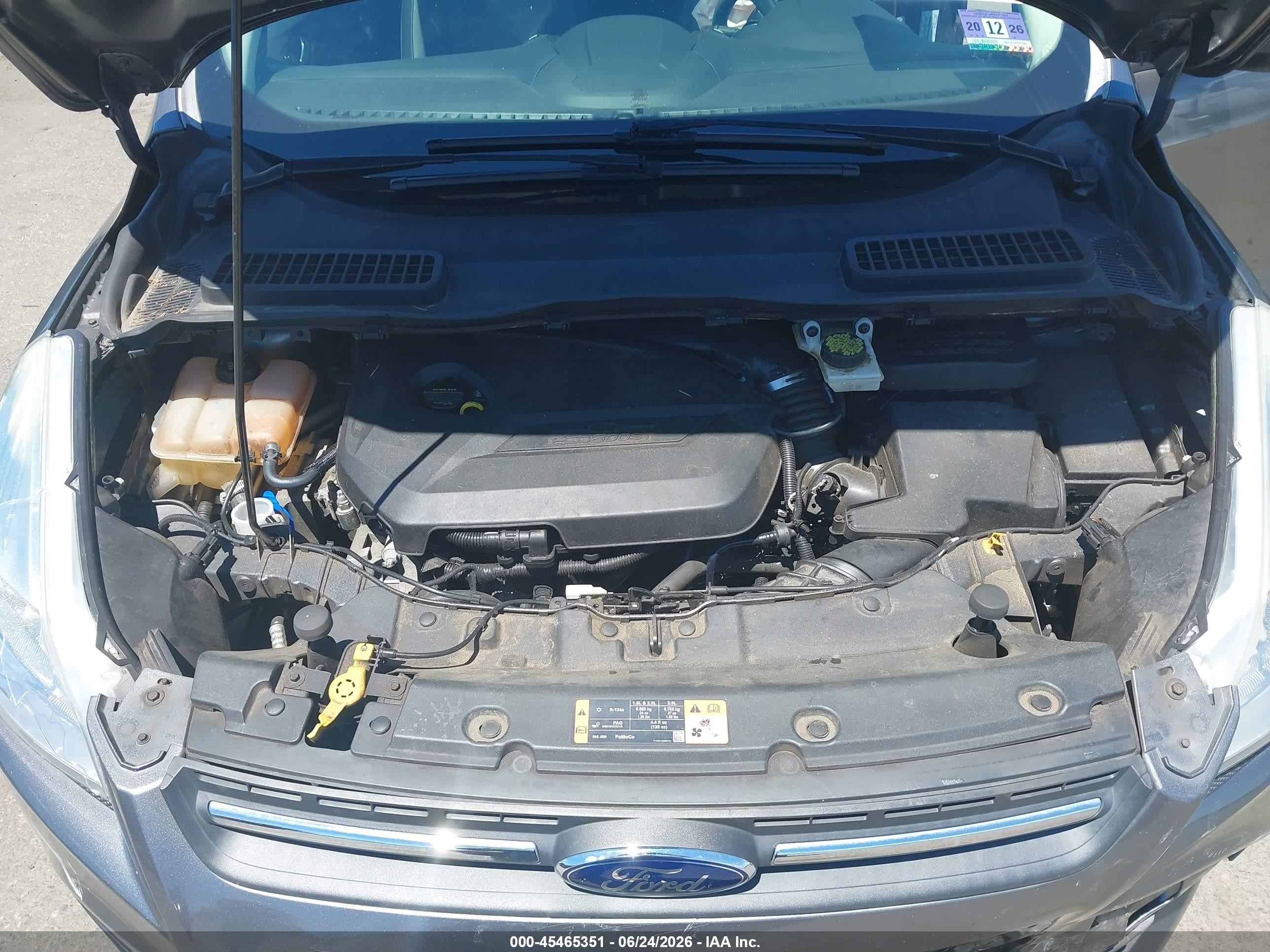 2014 Ford Escape Se Gray vin: 1FMCU9GX7EUD90891