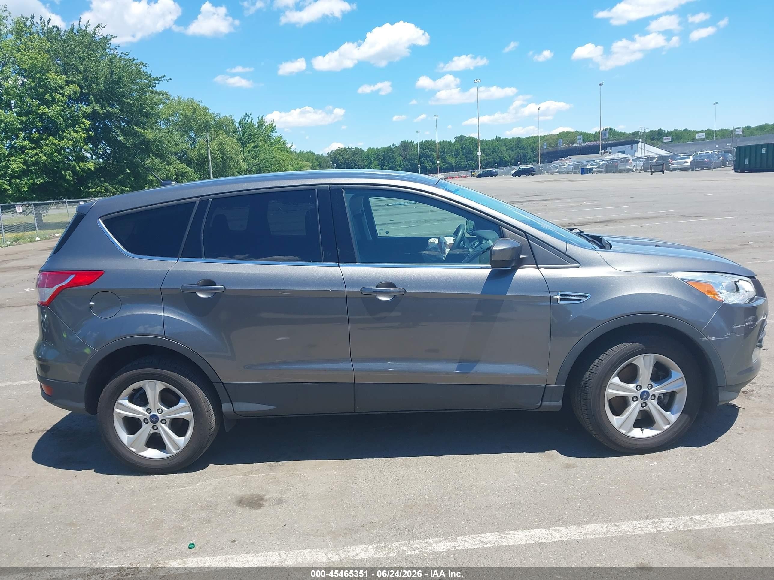 2014 Ford Escape Se Gray vin: 1FMCU9GX7EUD90891