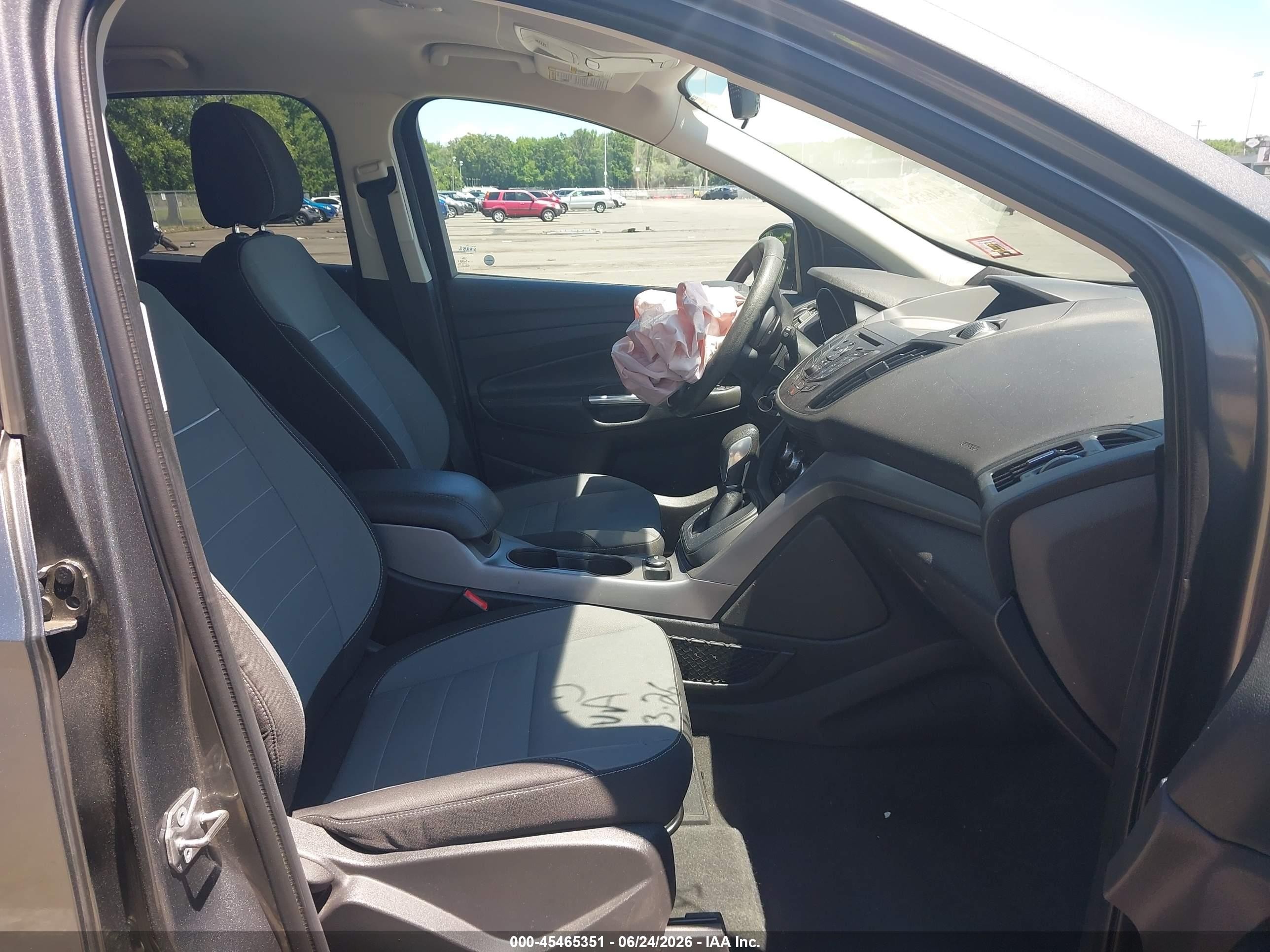 2014 Ford Escape Se Gray vin: 1FMCU9GX7EUD90891