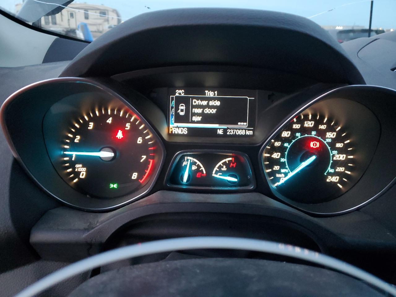 2014 Ford Escape Se Gray vin: 1FMCU9GX7EUD96755