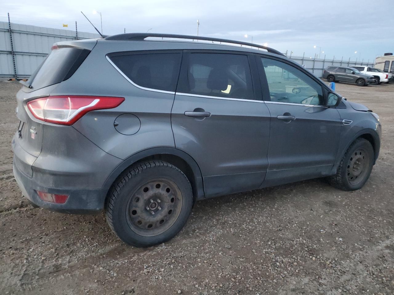 2014 Ford Escape Se Gray vin: 1FMCU9GX7EUD96755