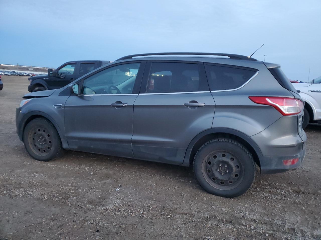 2014 Ford Escape Se Gray vin: 1FMCU9GX7EUD96755