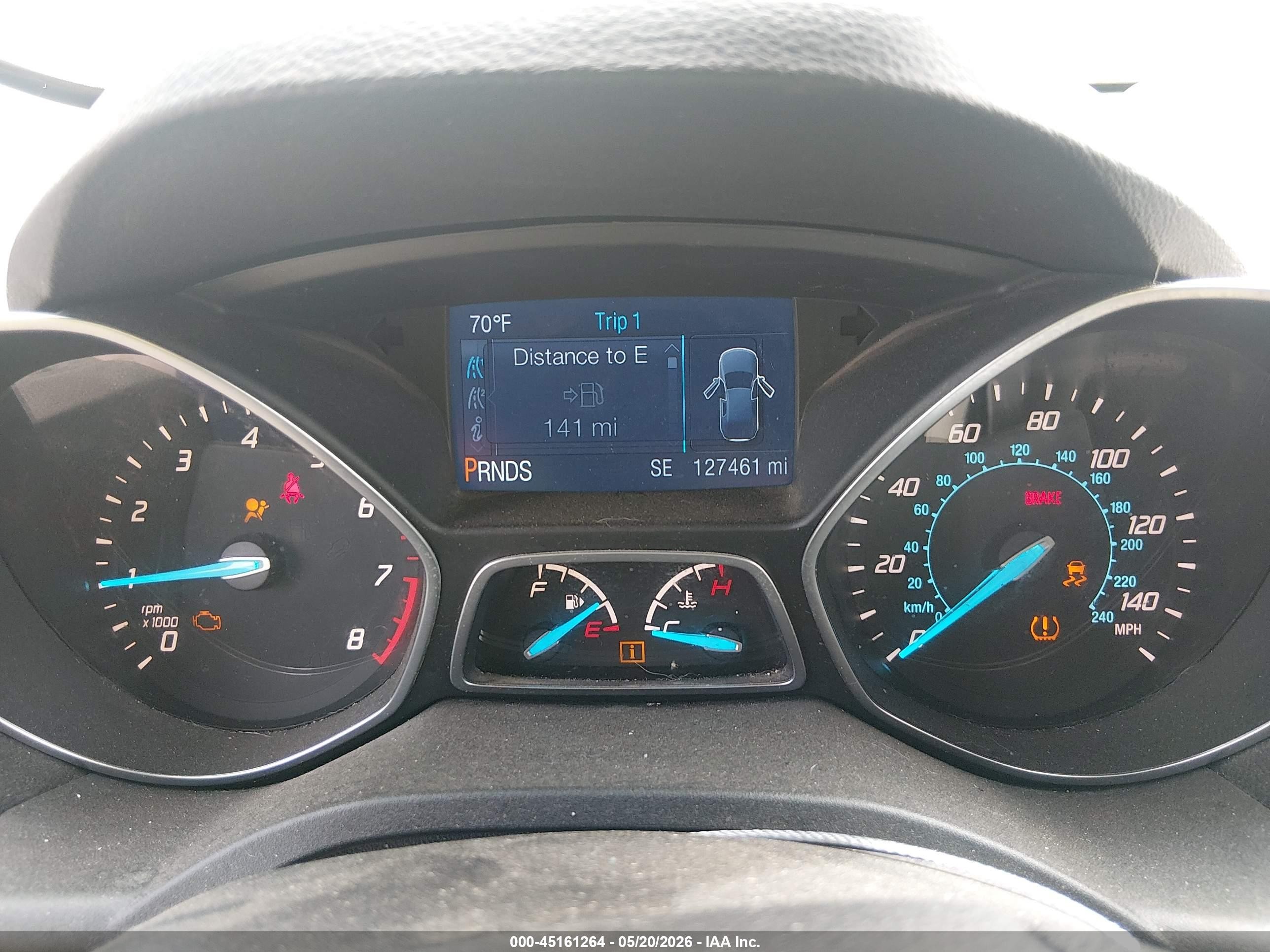 2015 Ford Escape Se White vin: 1FMCU9GX7FUA36998