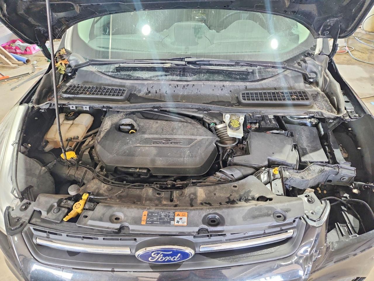 2015 Ford Escape Se Черный vin: 1FMCU9GX7FUA66583