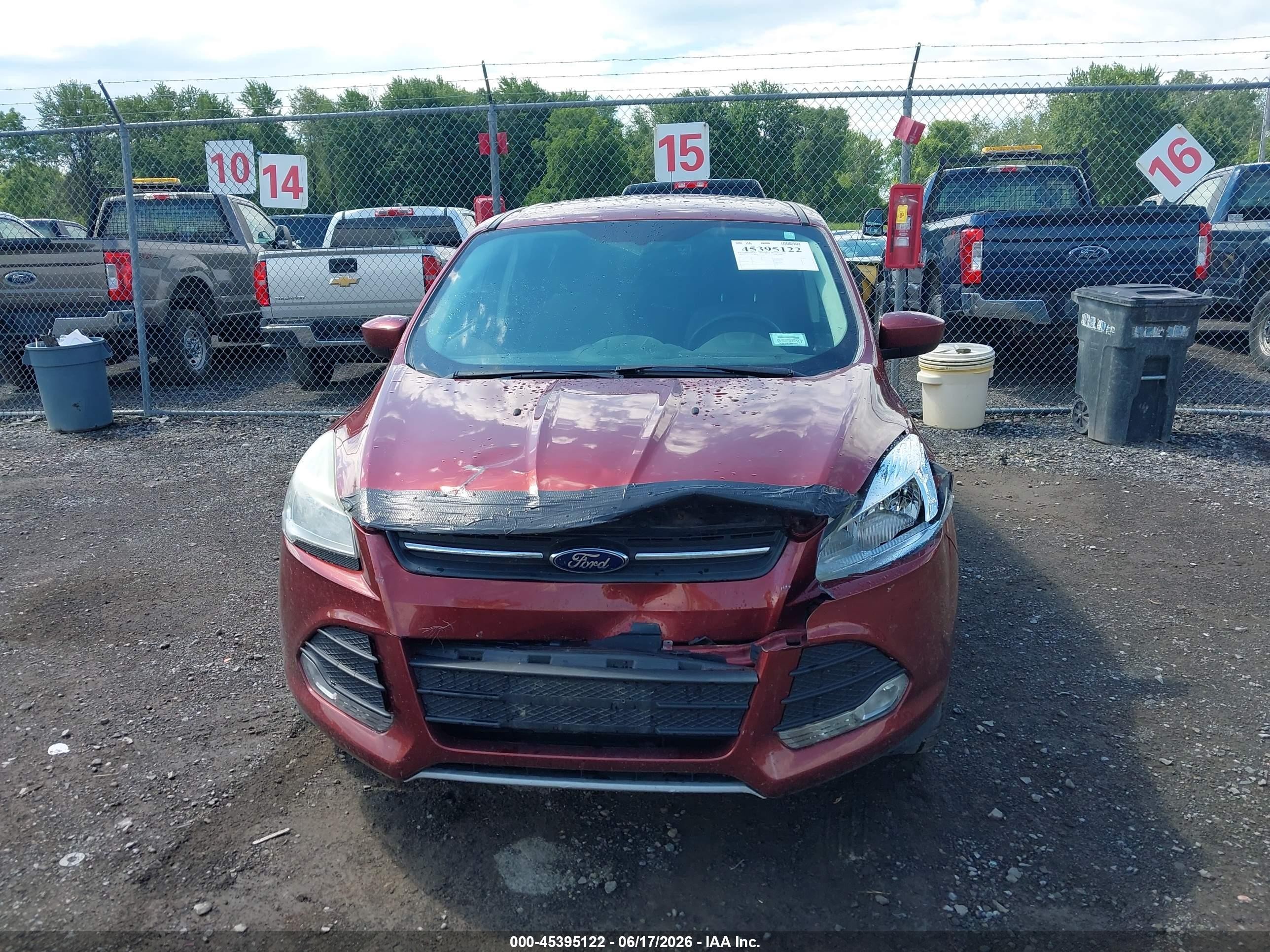 2015 Ford Escape Se Оранжевый vin: 1FMCU9GX7FUA86512