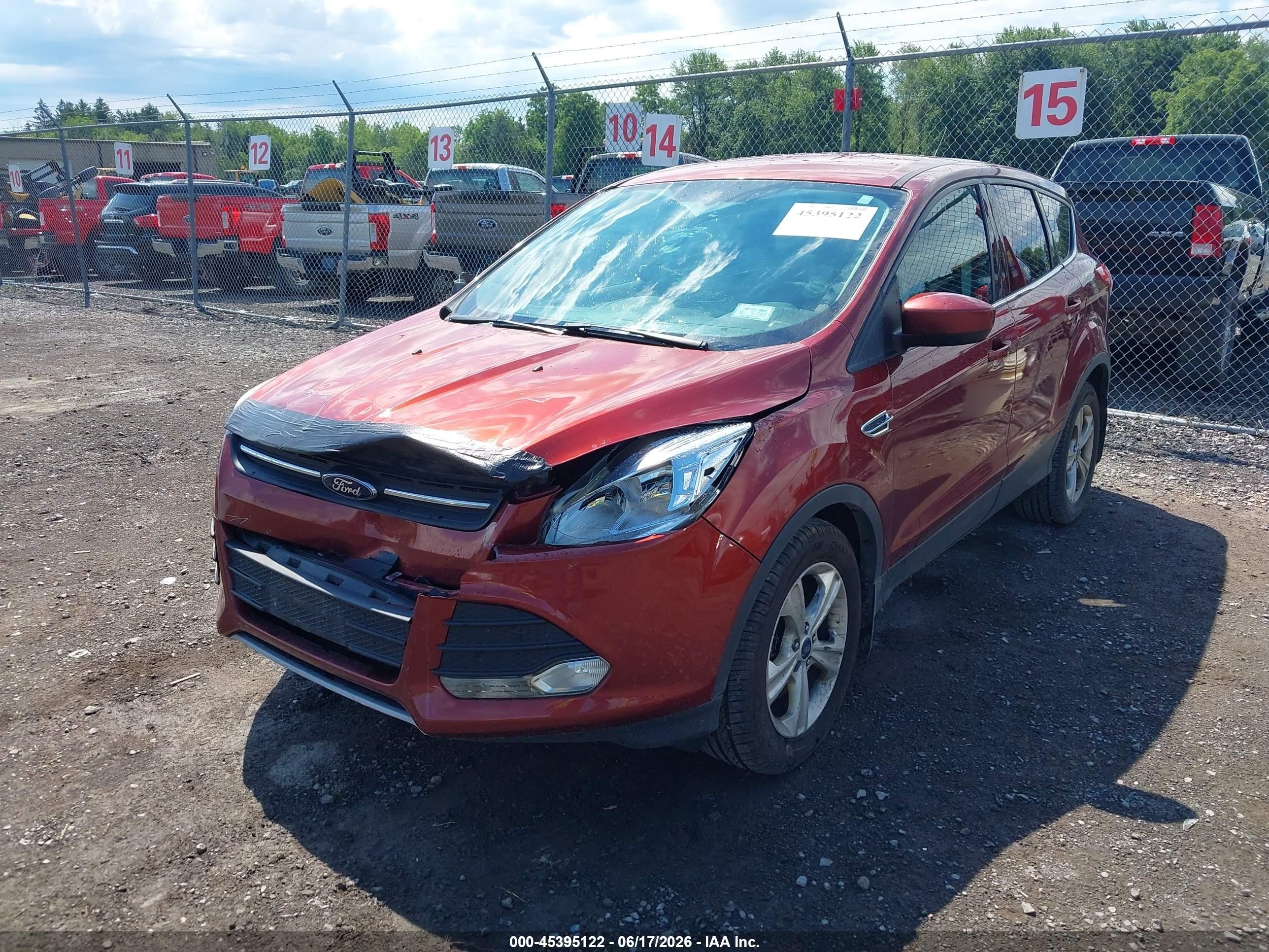 2015 Ford Escape Se Оранжевый vin: 1FMCU9GX7FUA86512