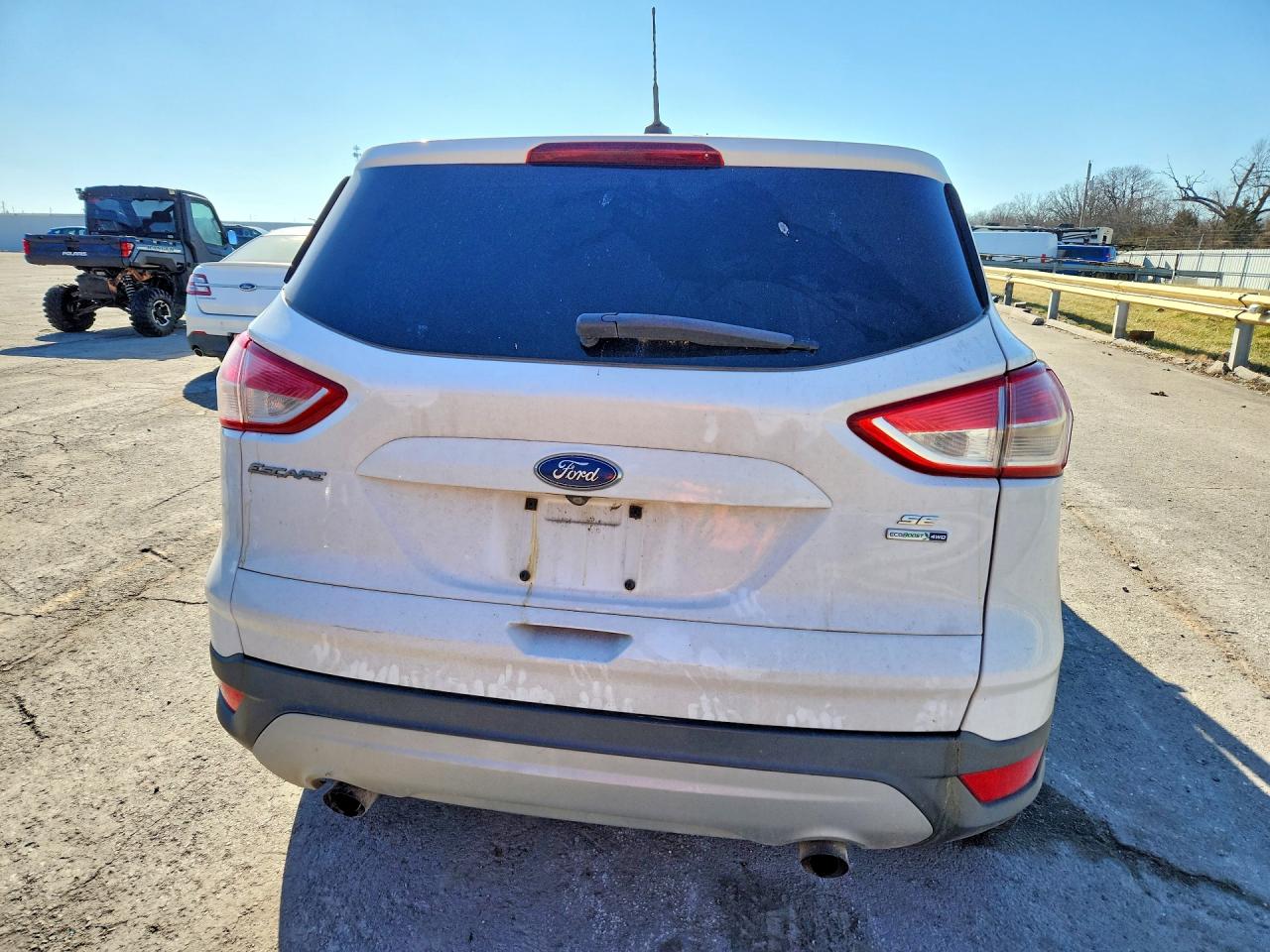 2015 Ford Escape Se White vin: 1FMCU9GX7FUA94111