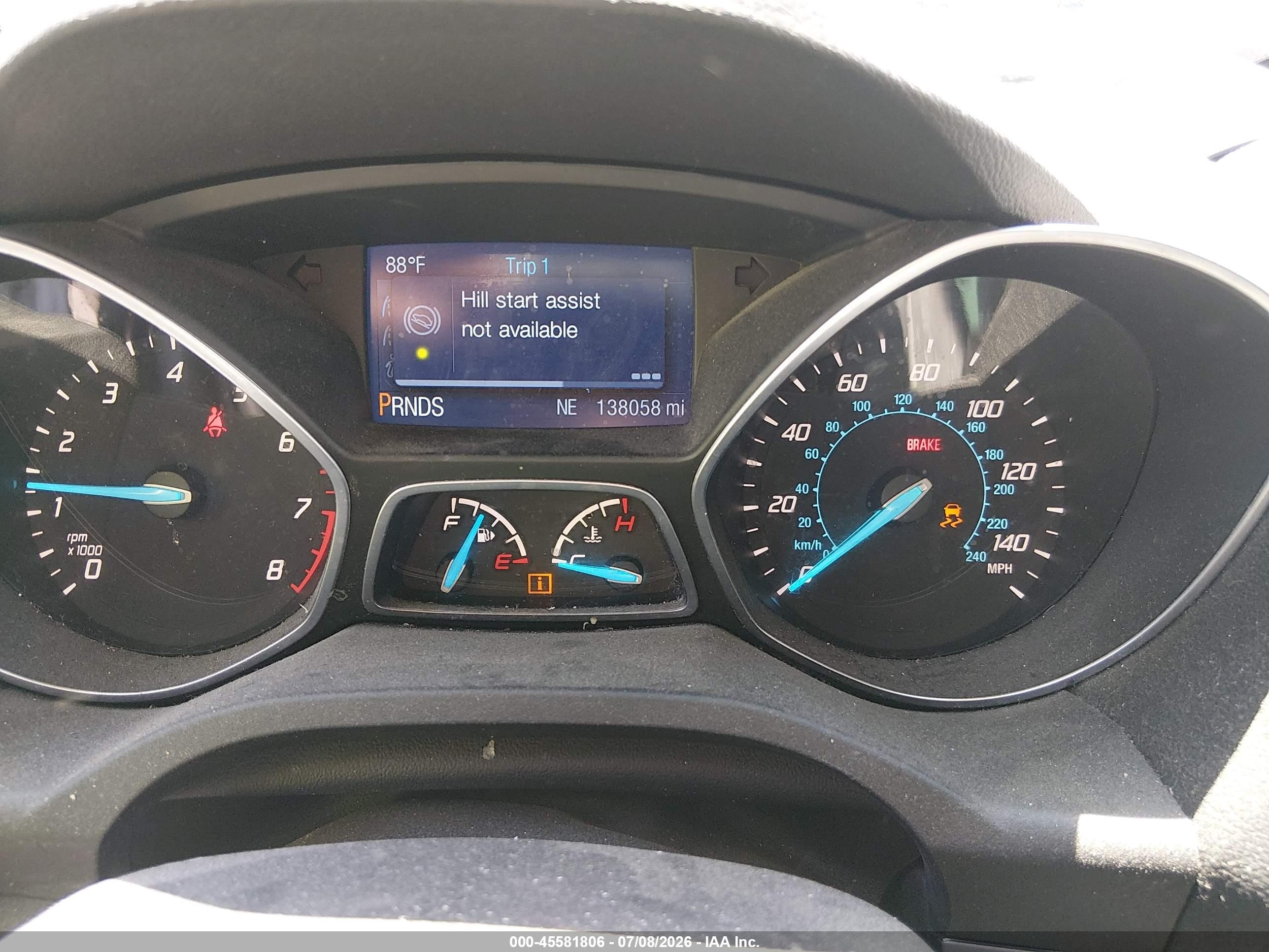 2015 Ford Escape Se Silver vin: 1FMCU9GX7FUB35711