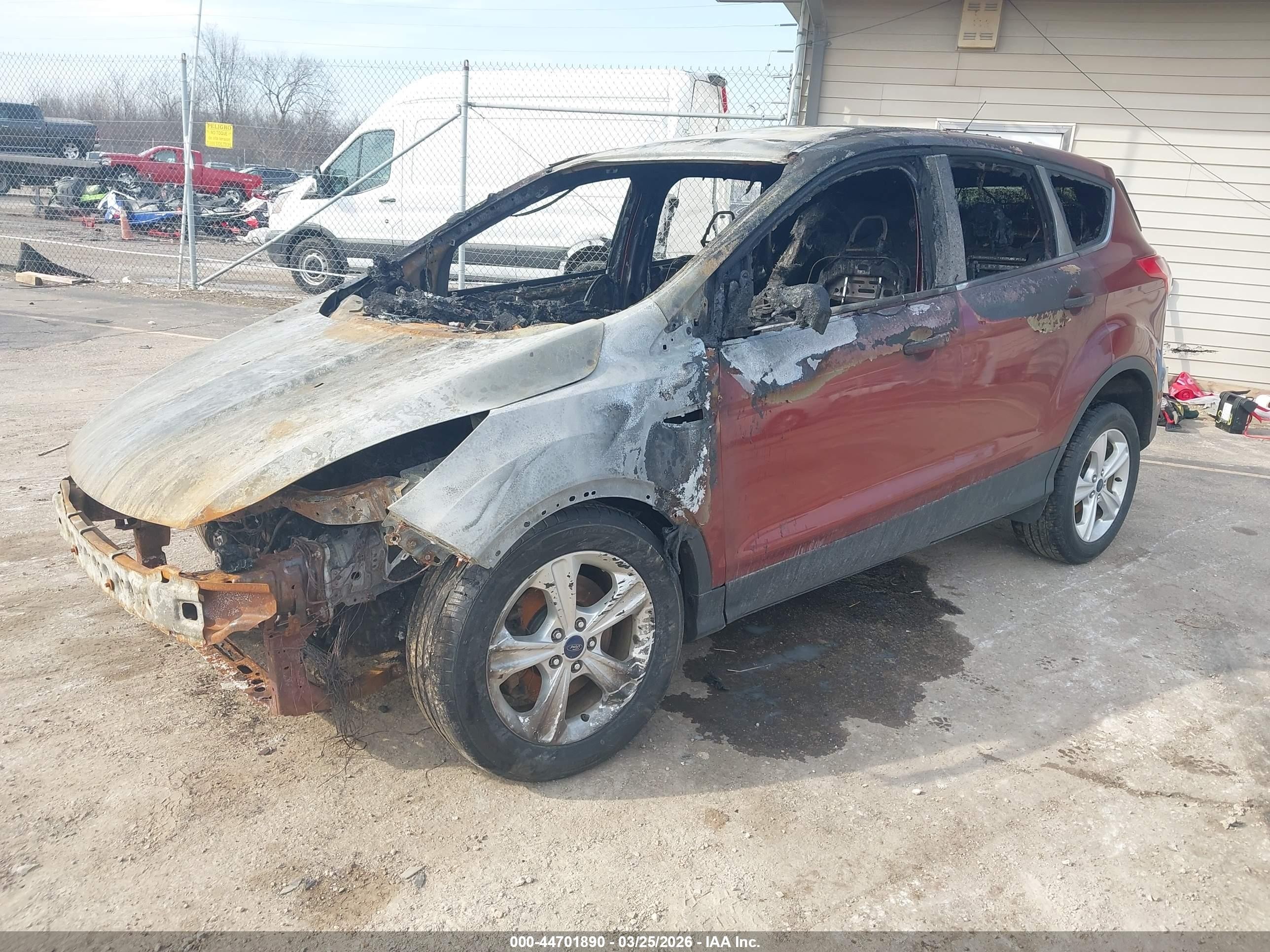 2015 Ford Escape Se Orange vin: 1FMCU9GX7FUB69860