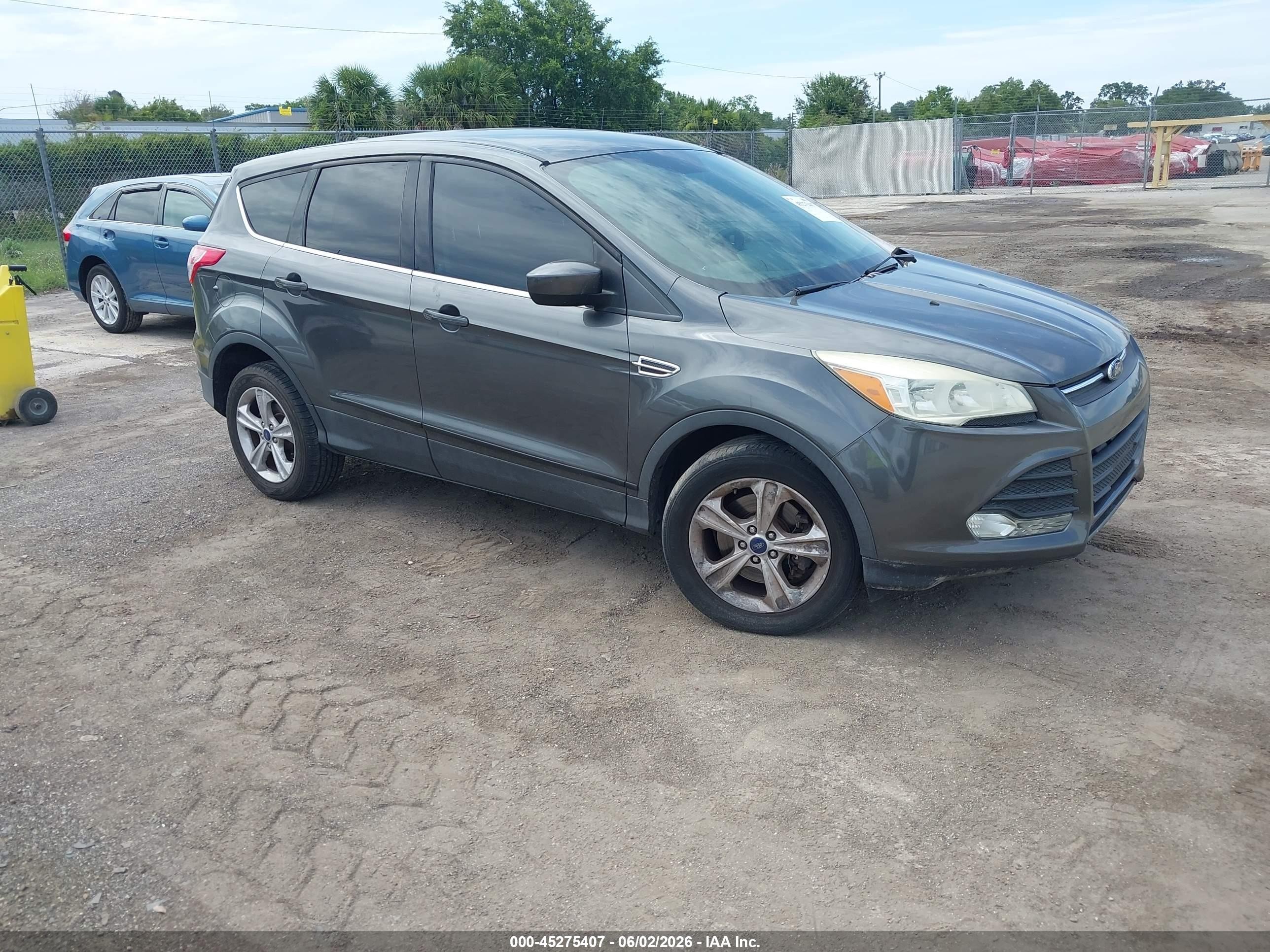 2015 Ford Escape Se Gray vin: 1FMCU9GX7FUB86870
