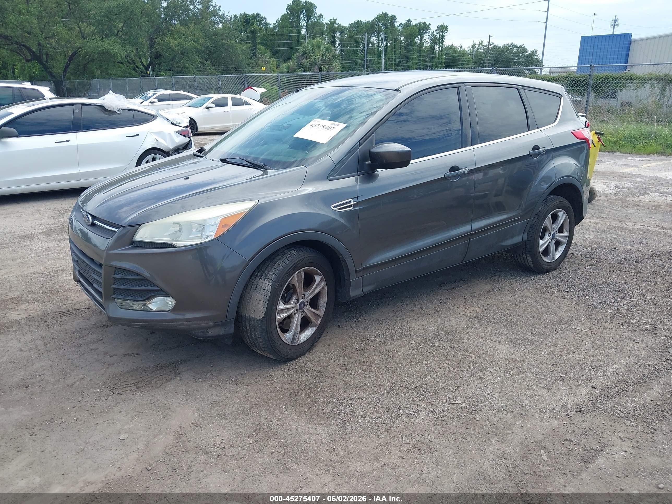 2015 Ford Escape Se Gray vin: 1FMCU9GX7FUB86870