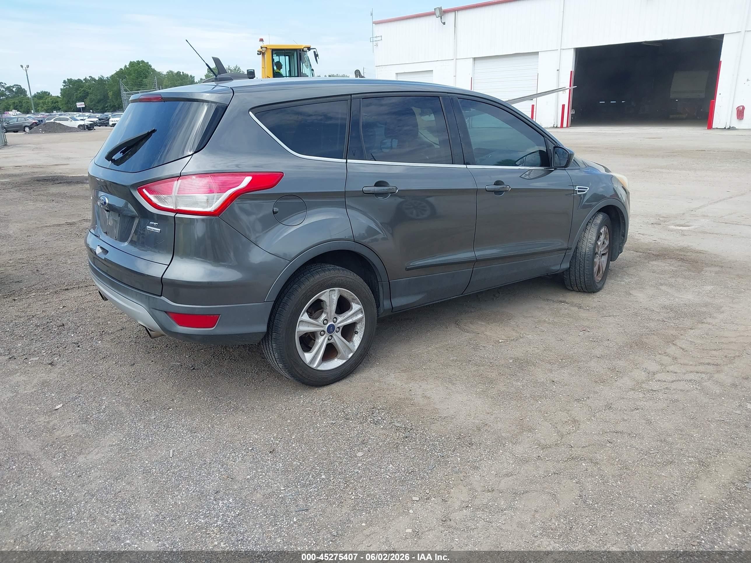 2015 Ford Escape Se Gray vin: 1FMCU9GX7FUB86870