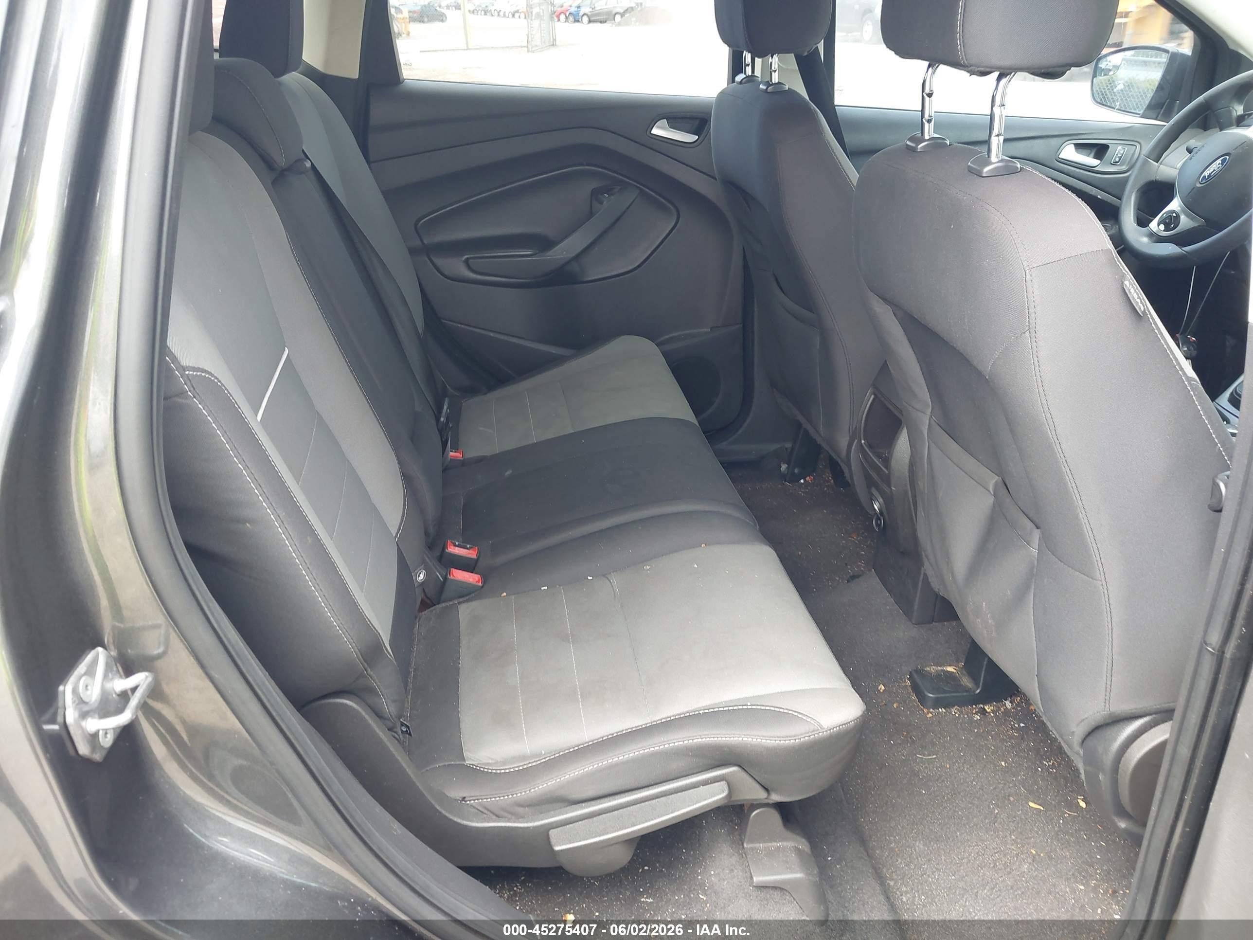 2015 Ford Escape Se Gray vin: 1FMCU9GX7FUB86870