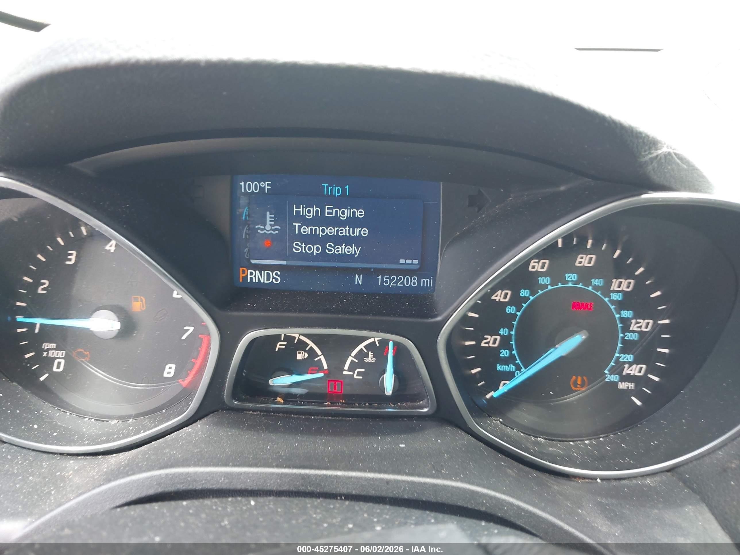 2015 Ford Escape Se Gray vin: 1FMCU9GX7FUB86870