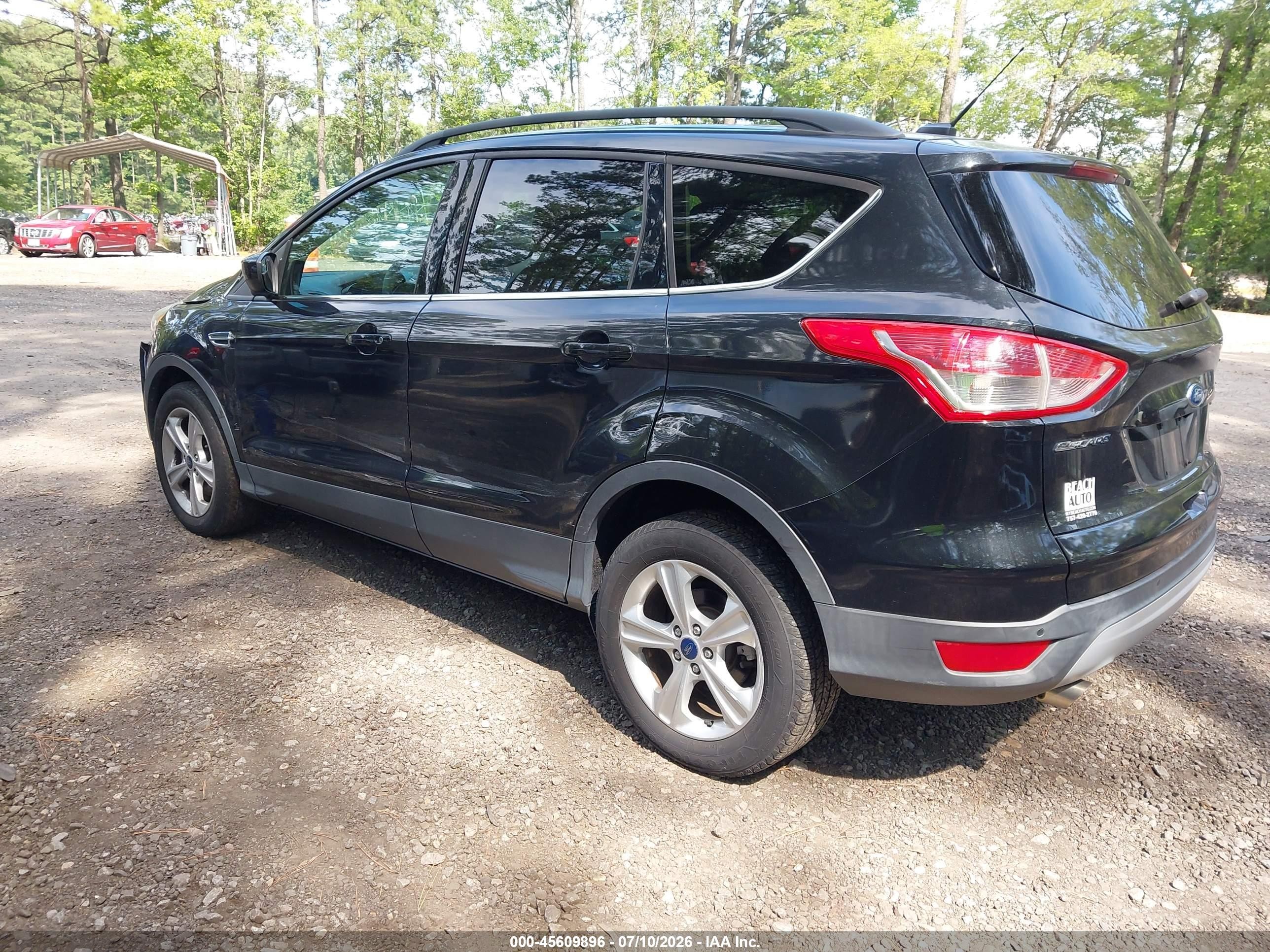 2015 Ford Escape Se Black vin: 1FMCU9GX7FUC10116