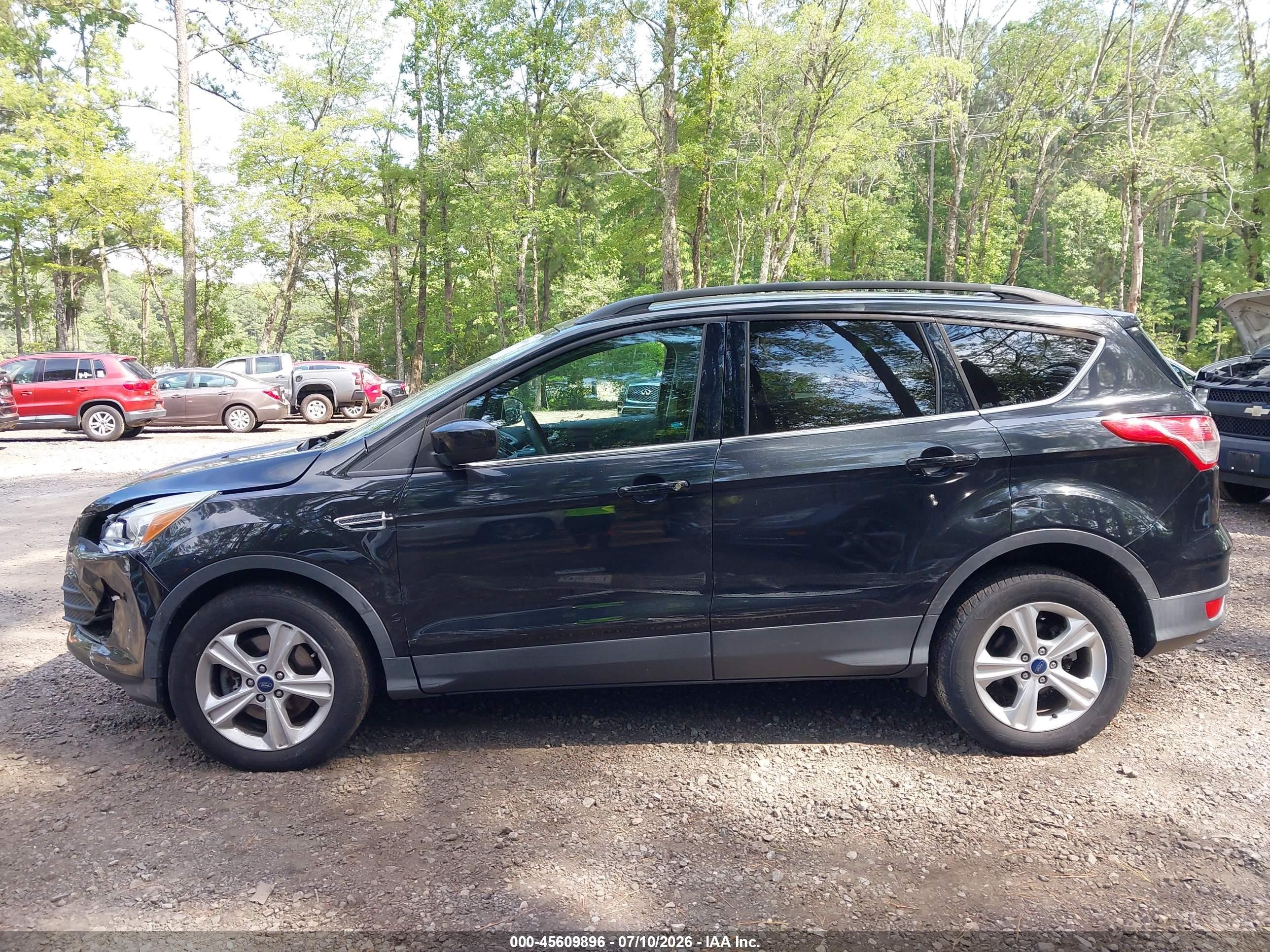 2015 Ford Escape Se Black vin: 1FMCU9GX7FUC10116