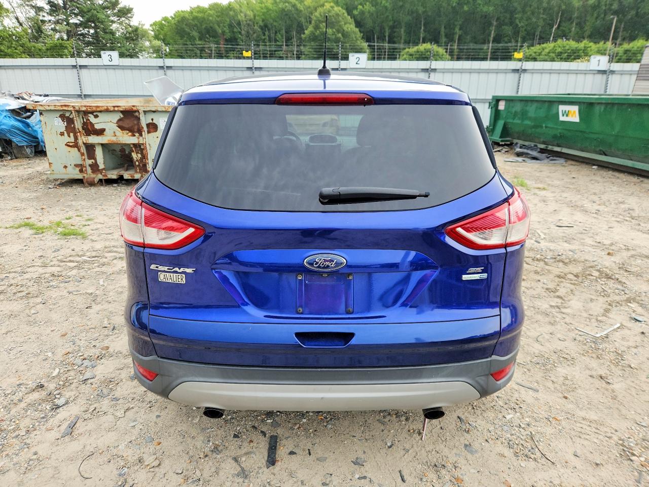 2015 Ford Escape Se Blue vin: 1FMCU9GX7FUC21262