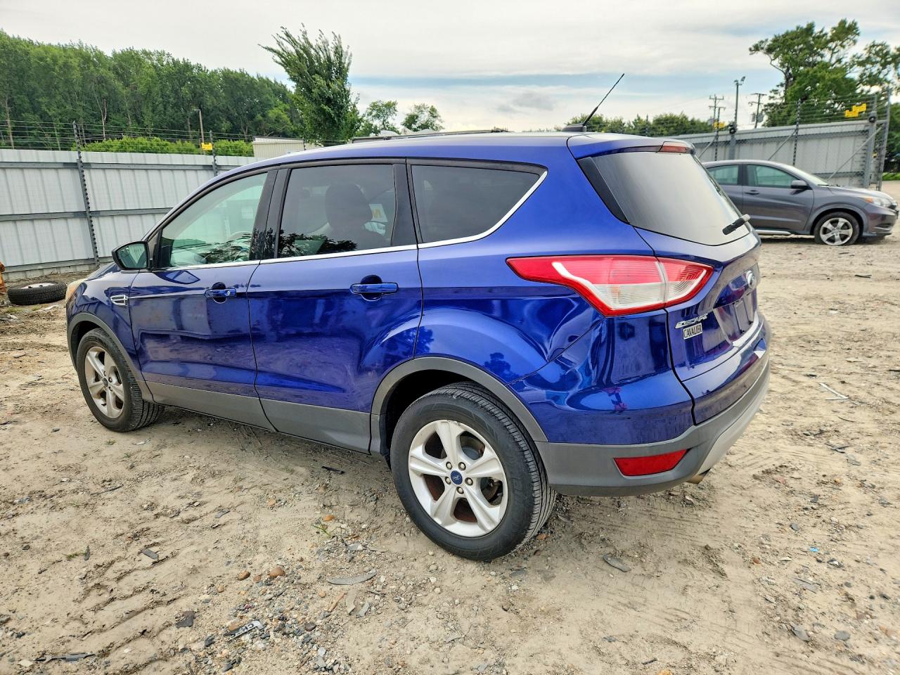 2015 Ford Escape Se Blue vin: 1FMCU9GX7FUC21262