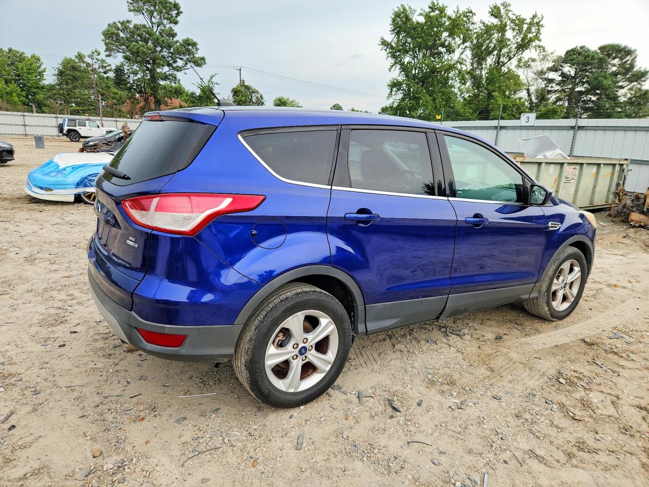 2015 Ford Escape Se Blue vin: 1FMCU9GX7FUC21262
