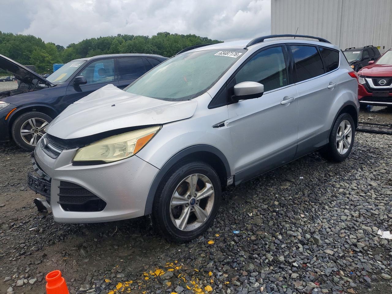 2016 Ford Escape Se Silver vin: 1FMCU9GX7GUC03734