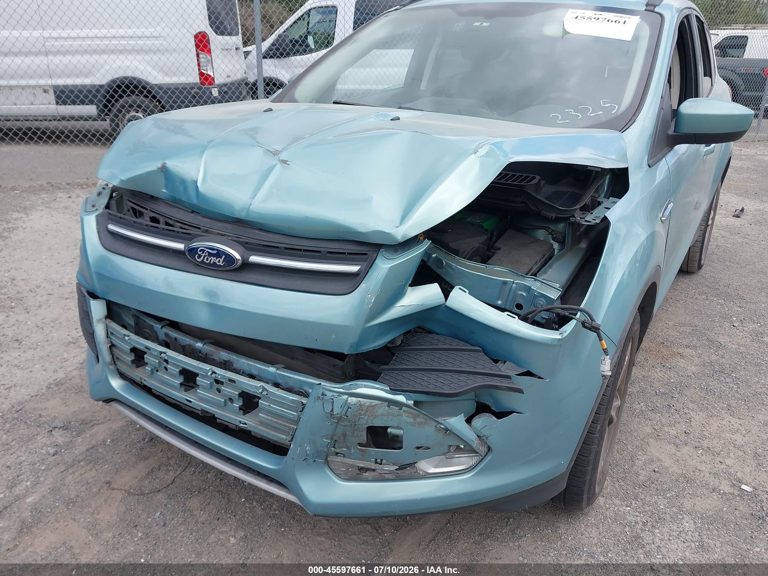 2013 Ford Escape Se Teal vin: 1FMCU9GX8DUA72325