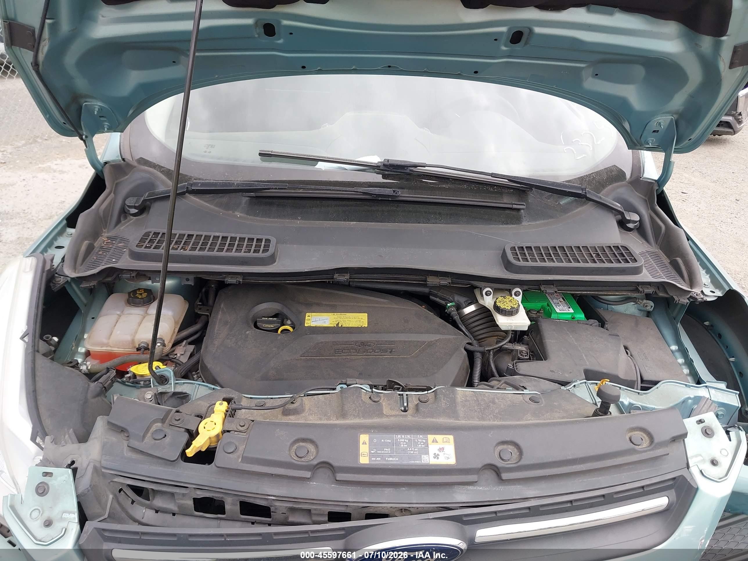 2013 Ford Escape Se Teal vin: 1FMCU9GX8DUA72325