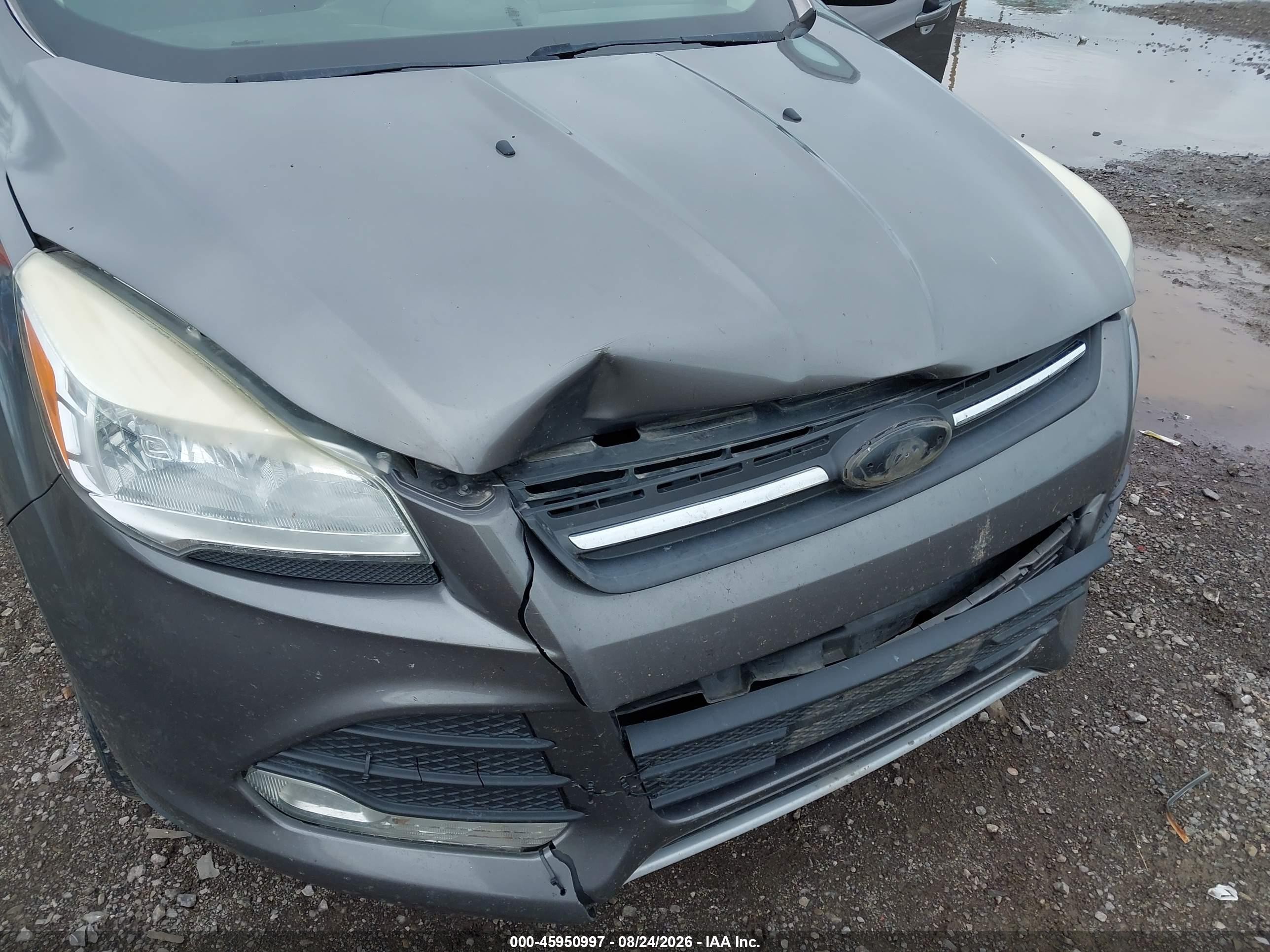 2013 Ford Escape Se Gray vin: 1FMCU9GX8DUB29574