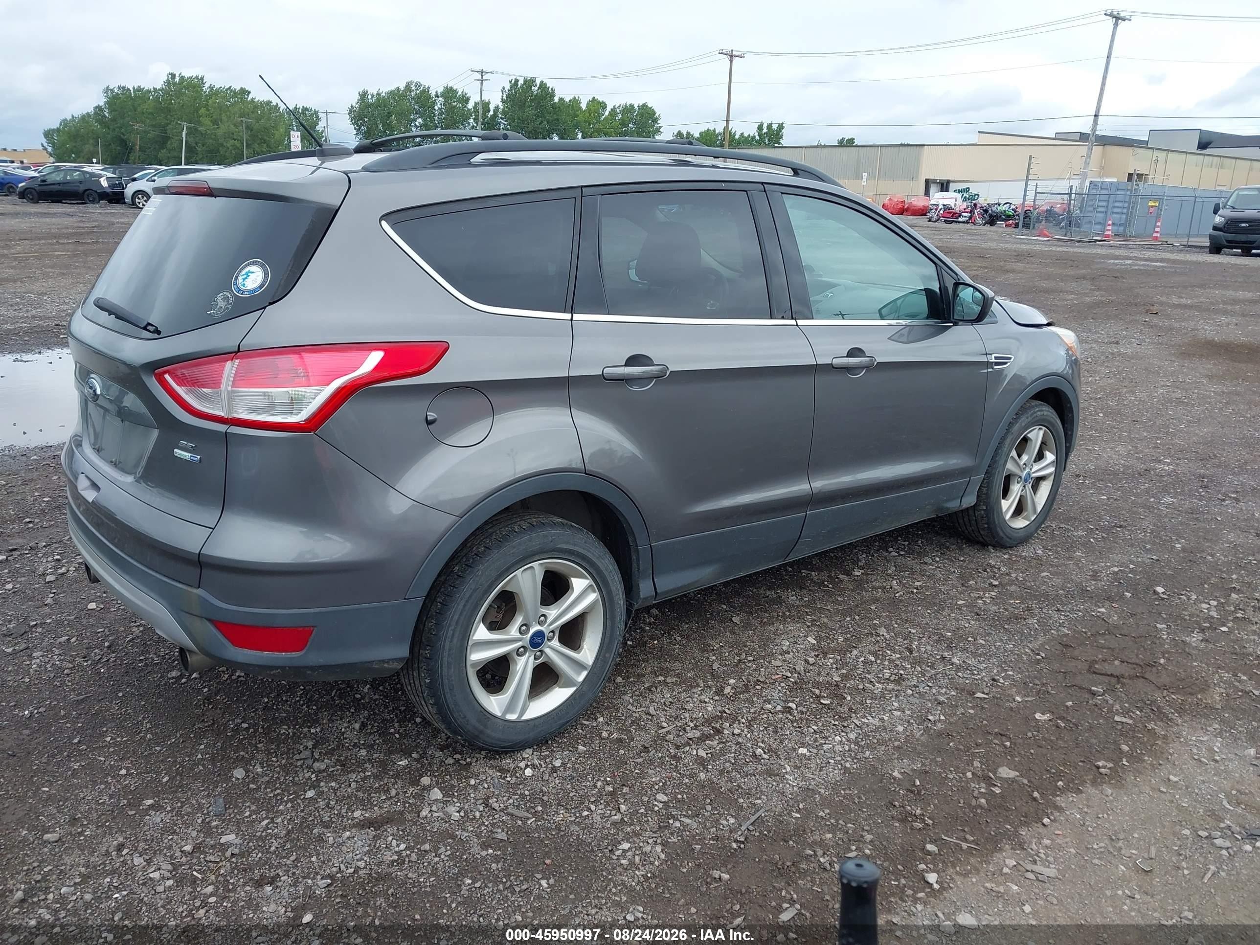 2013 Ford Escape Se Gray vin: 1FMCU9GX8DUB29574
