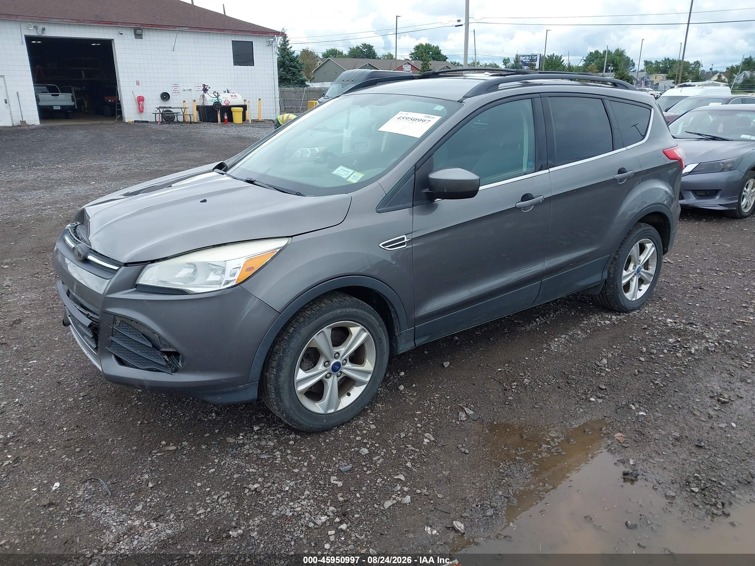 2013 Ford Escape Se Gray vin: 1FMCU9GX8DUB29574