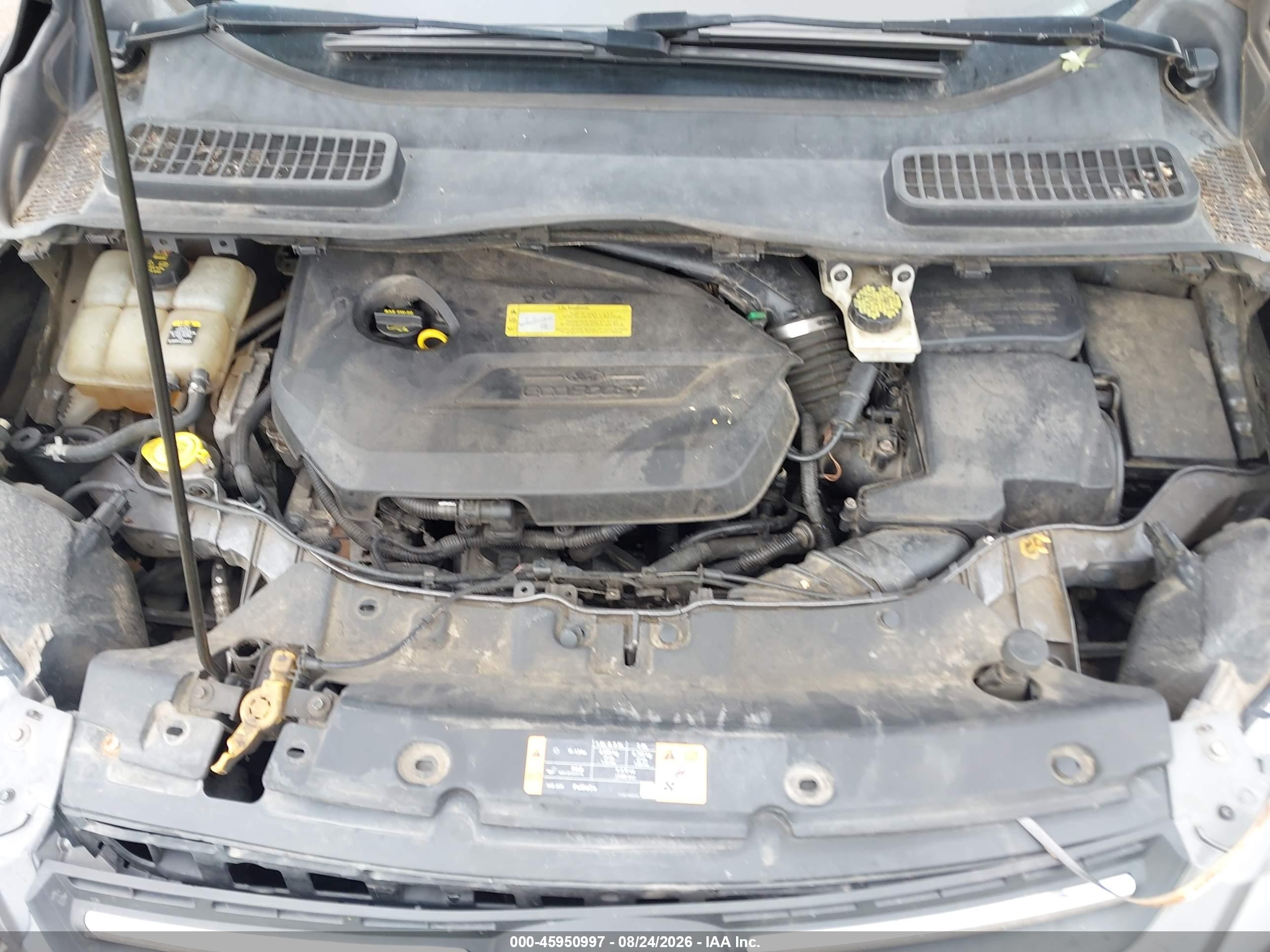 2013 Ford Escape Se Gray vin: 1FMCU9GX8DUB29574