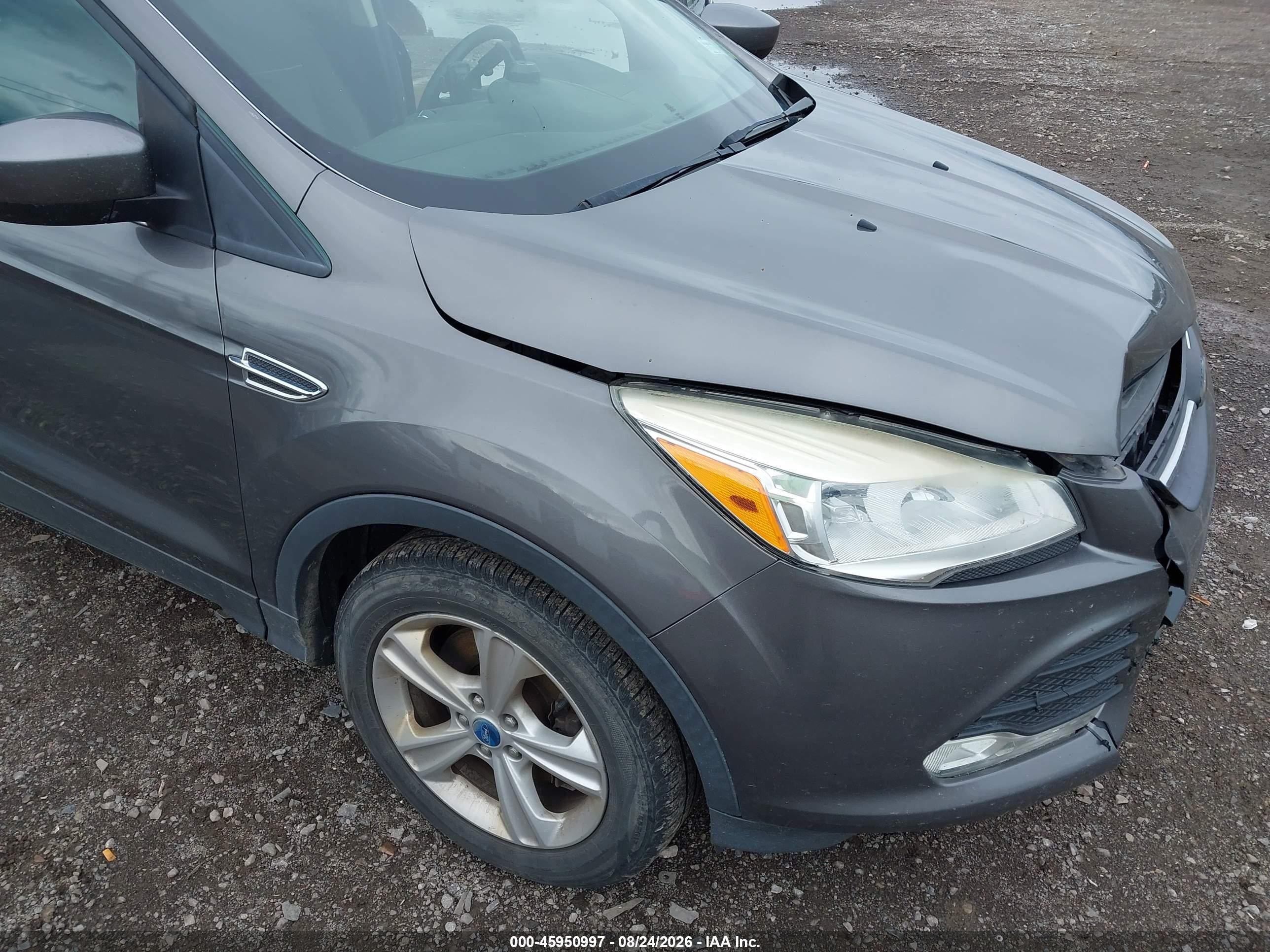 2013 Ford Escape Se Gray vin: 1FMCU9GX8DUB29574