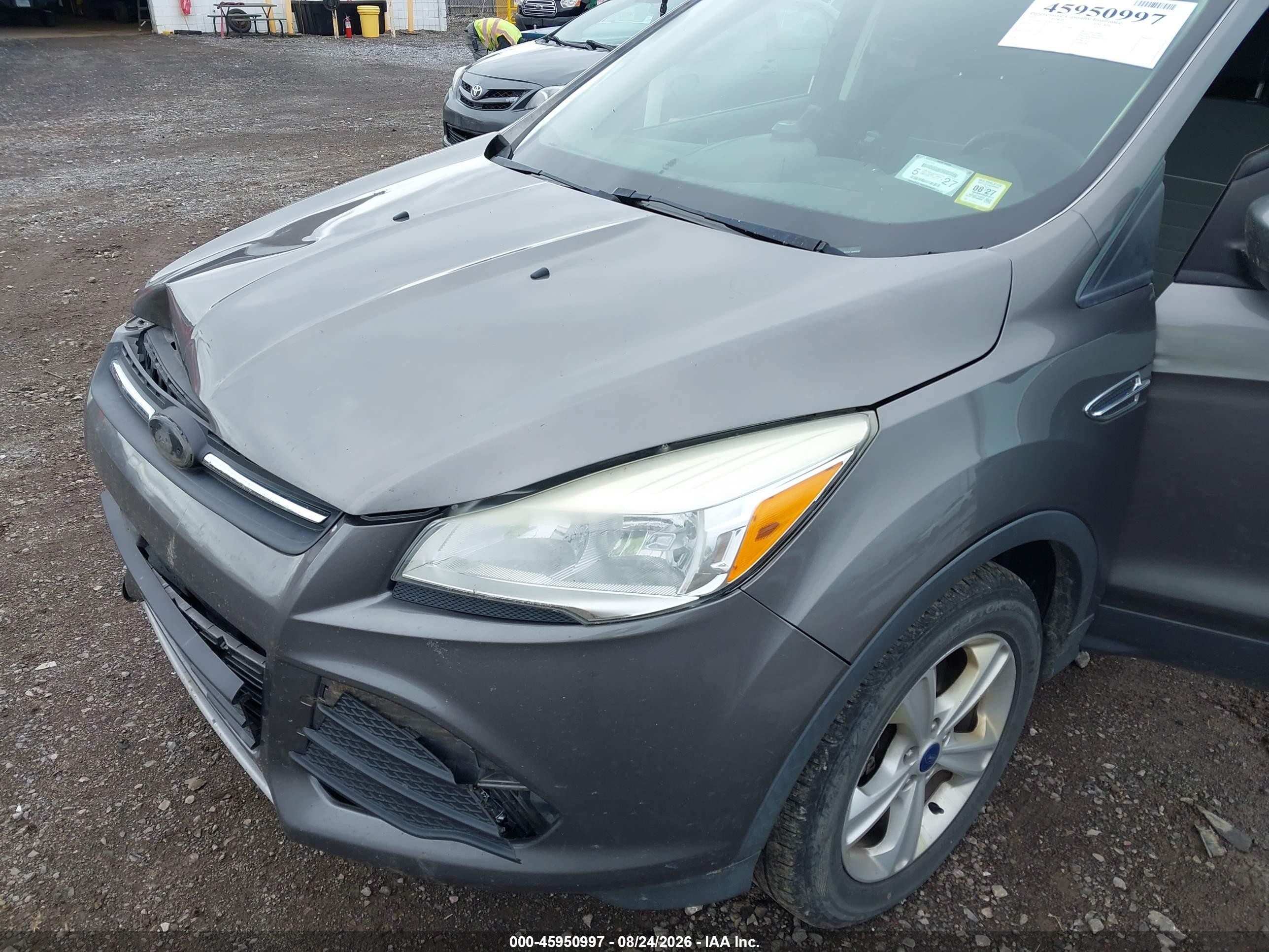 2013 Ford Escape Se Gray vin: 1FMCU9GX8DUB29574