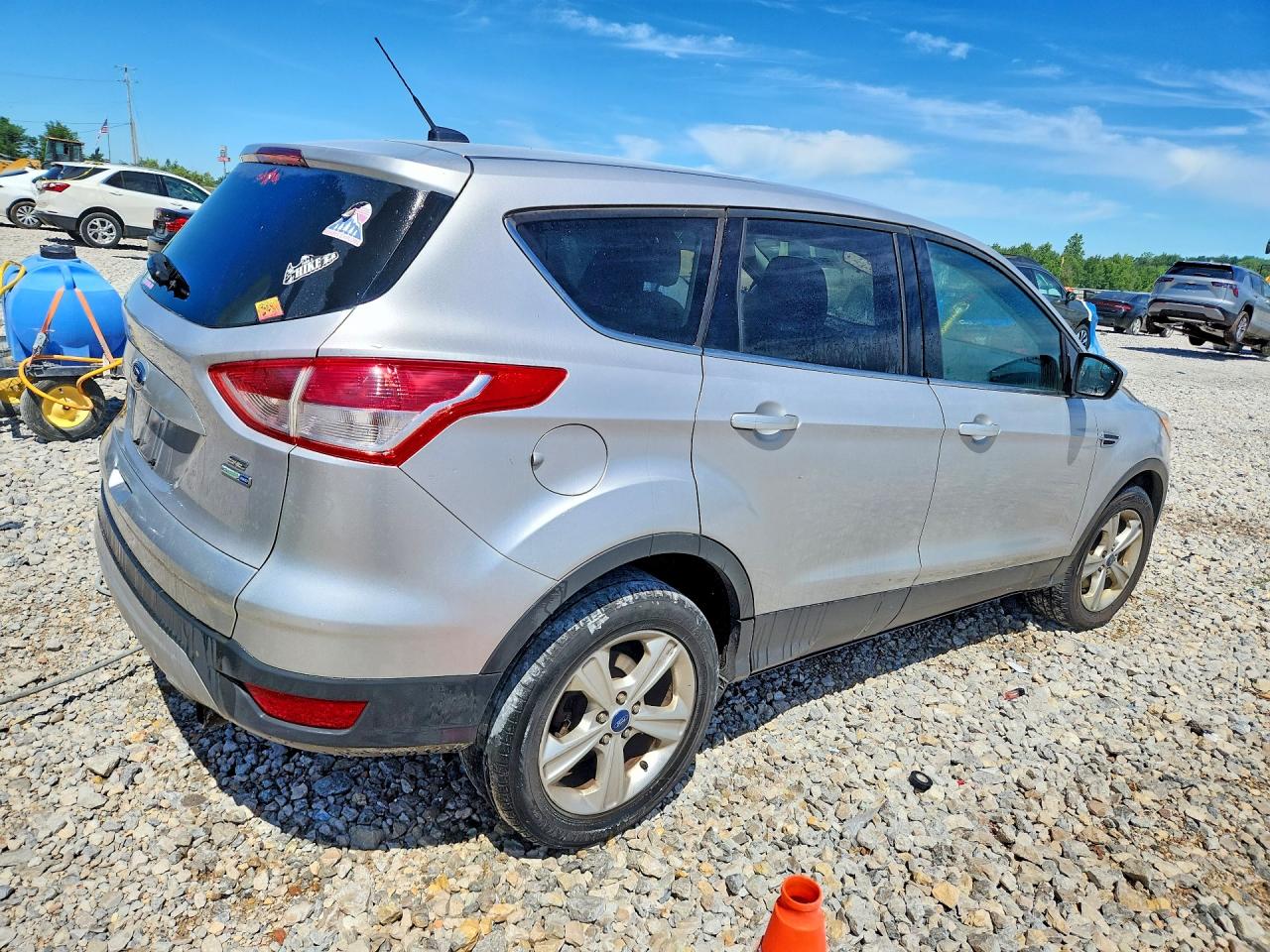 2013 Ford Escape Se Silver vin: 1FMCU9GX8DUB38811