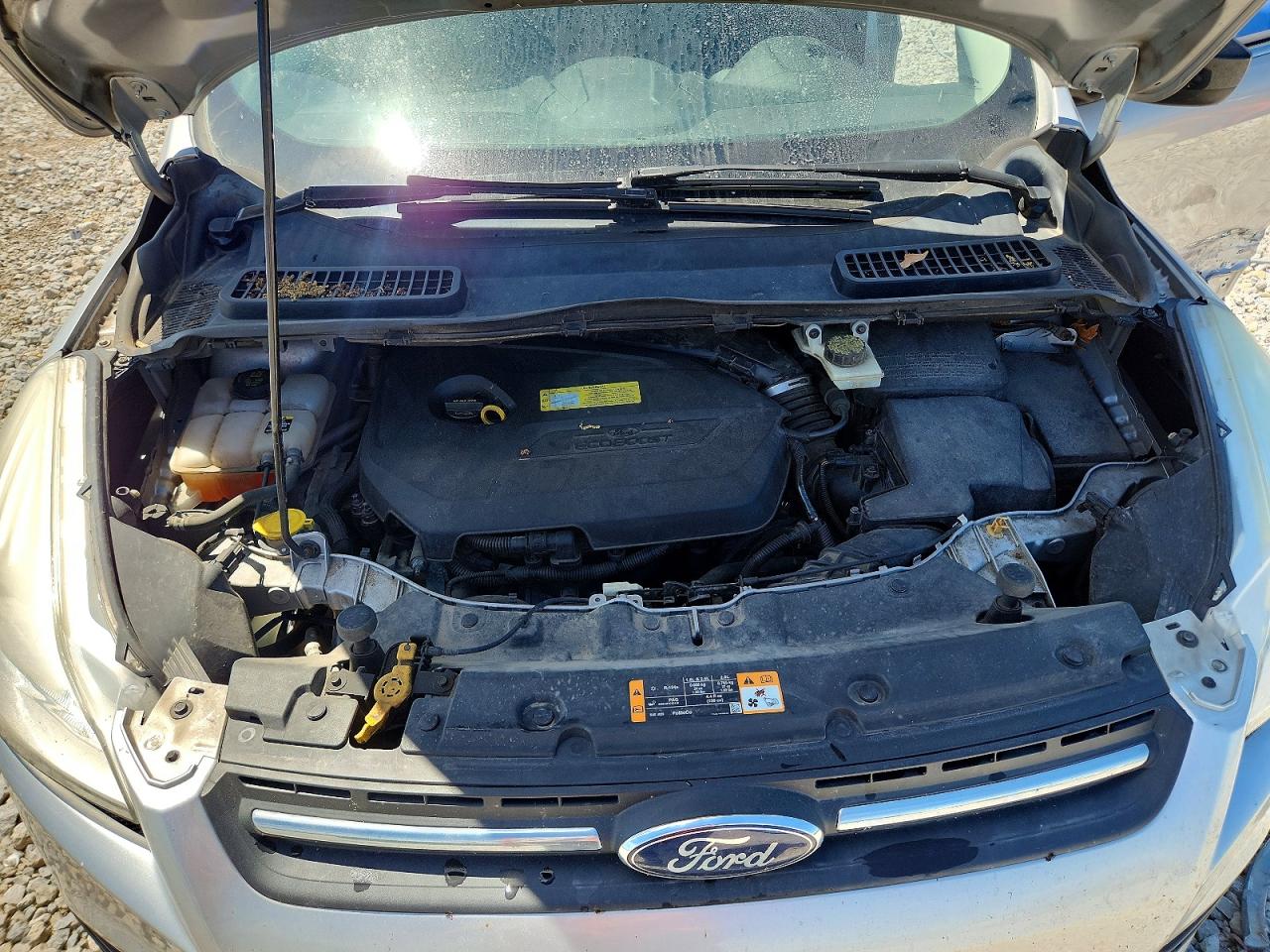 2013 Ford Escape Se Silver vin: 1FMCU9GX8DUB38811