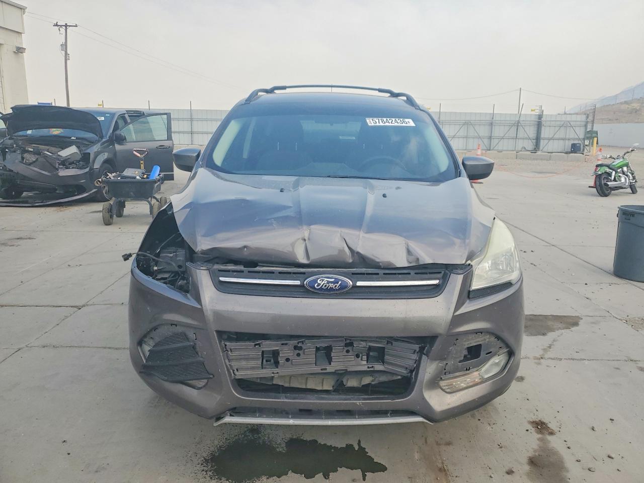 2013 Ford Escape Se Gray vin: 1FMCU9GX8DUB97664