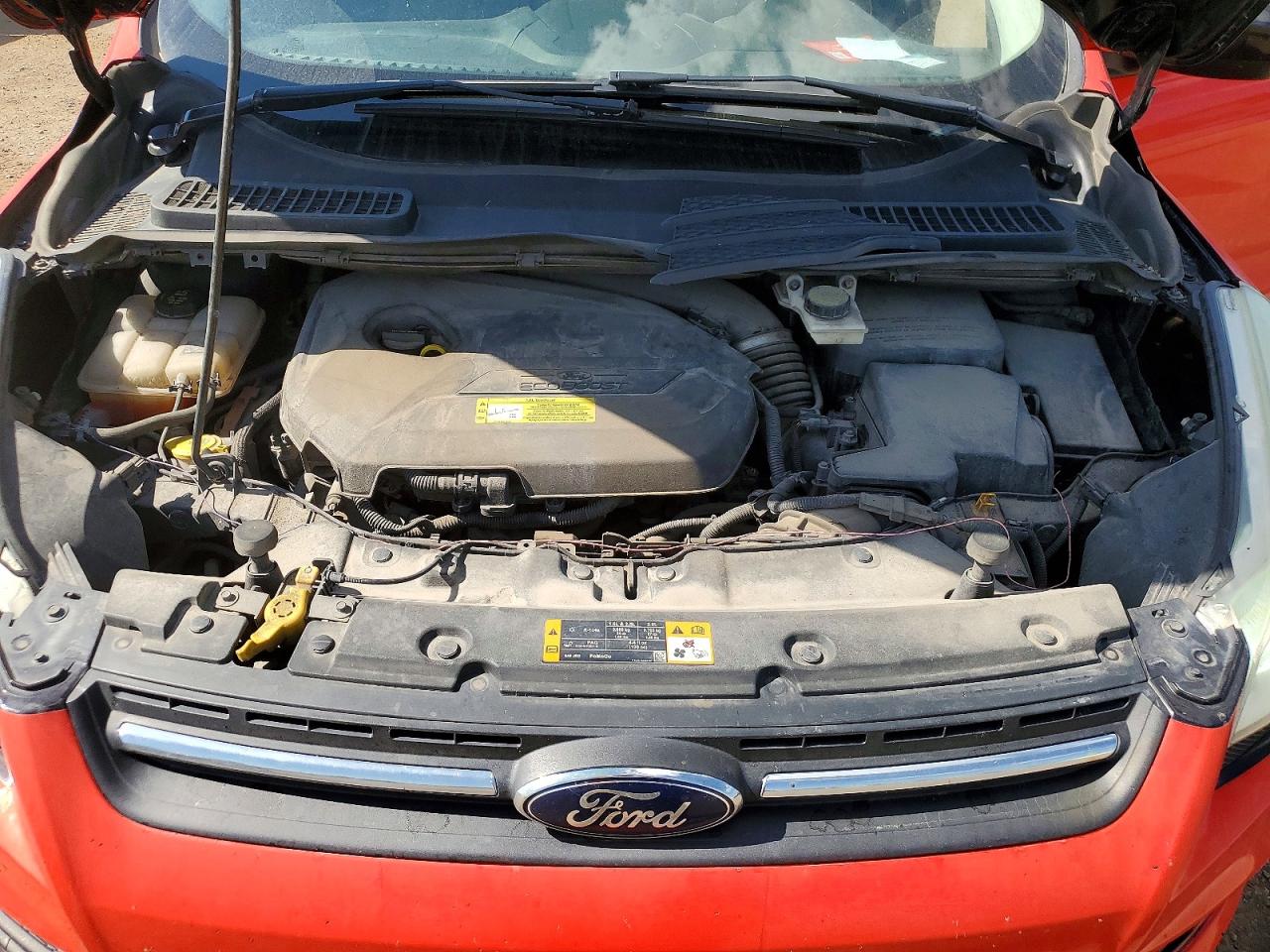 2013 Ford Escape Red vin: 1FMCU9GX8DUC57796