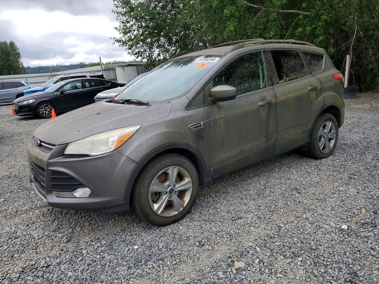 2013 Ford Escape Se Gray vin: 1FMCU9GX8DUC94217