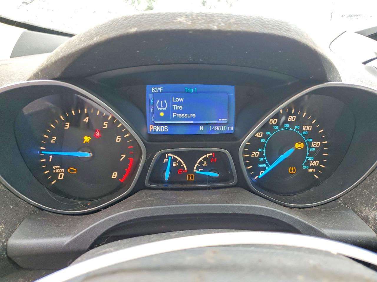 2013 Ford Escape Se Gray vin: 1FMCU9GX8DUC94217