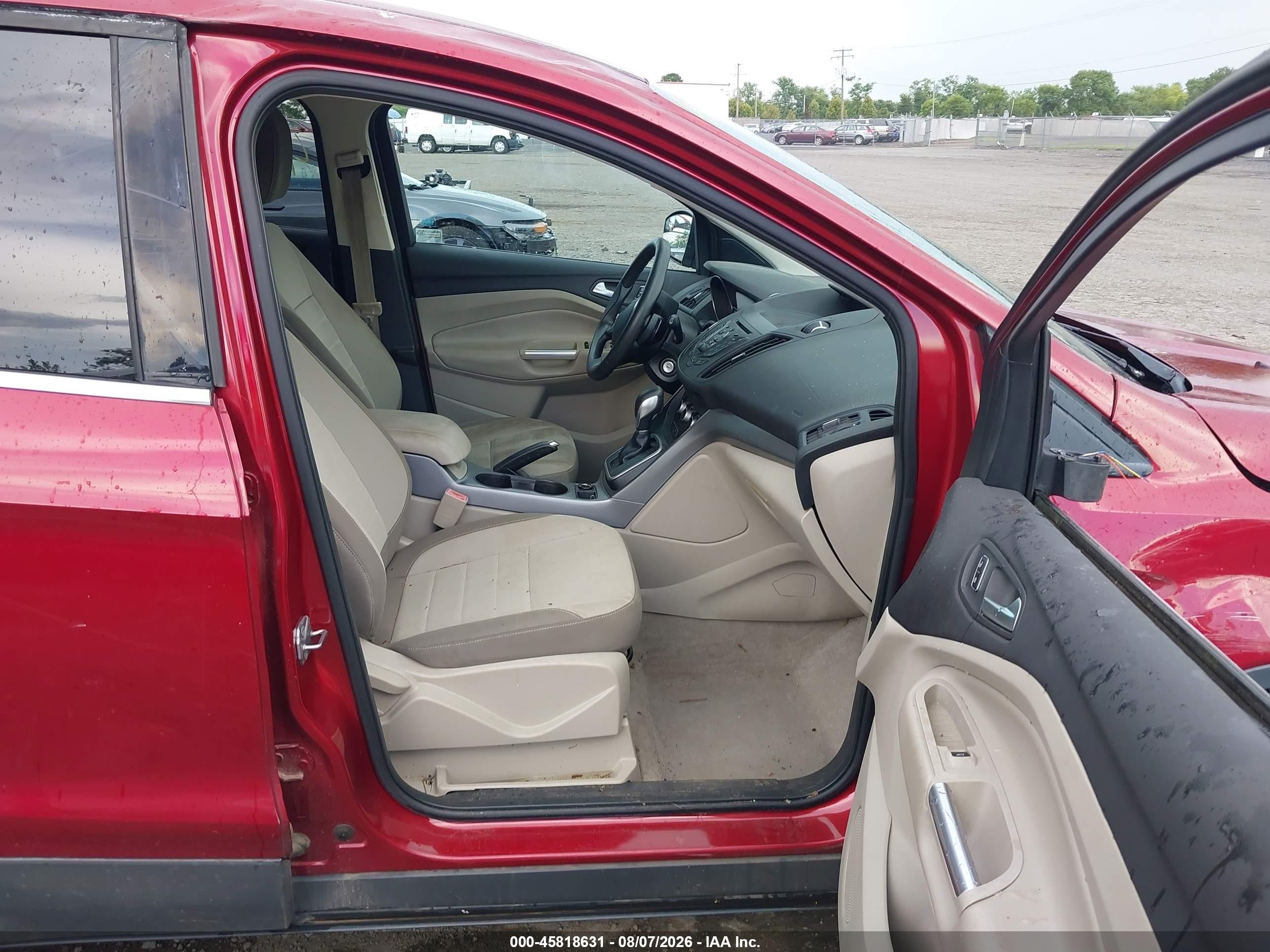 2013 Ford Escape Se Red vin: 1FMCU9GX8DUD33307