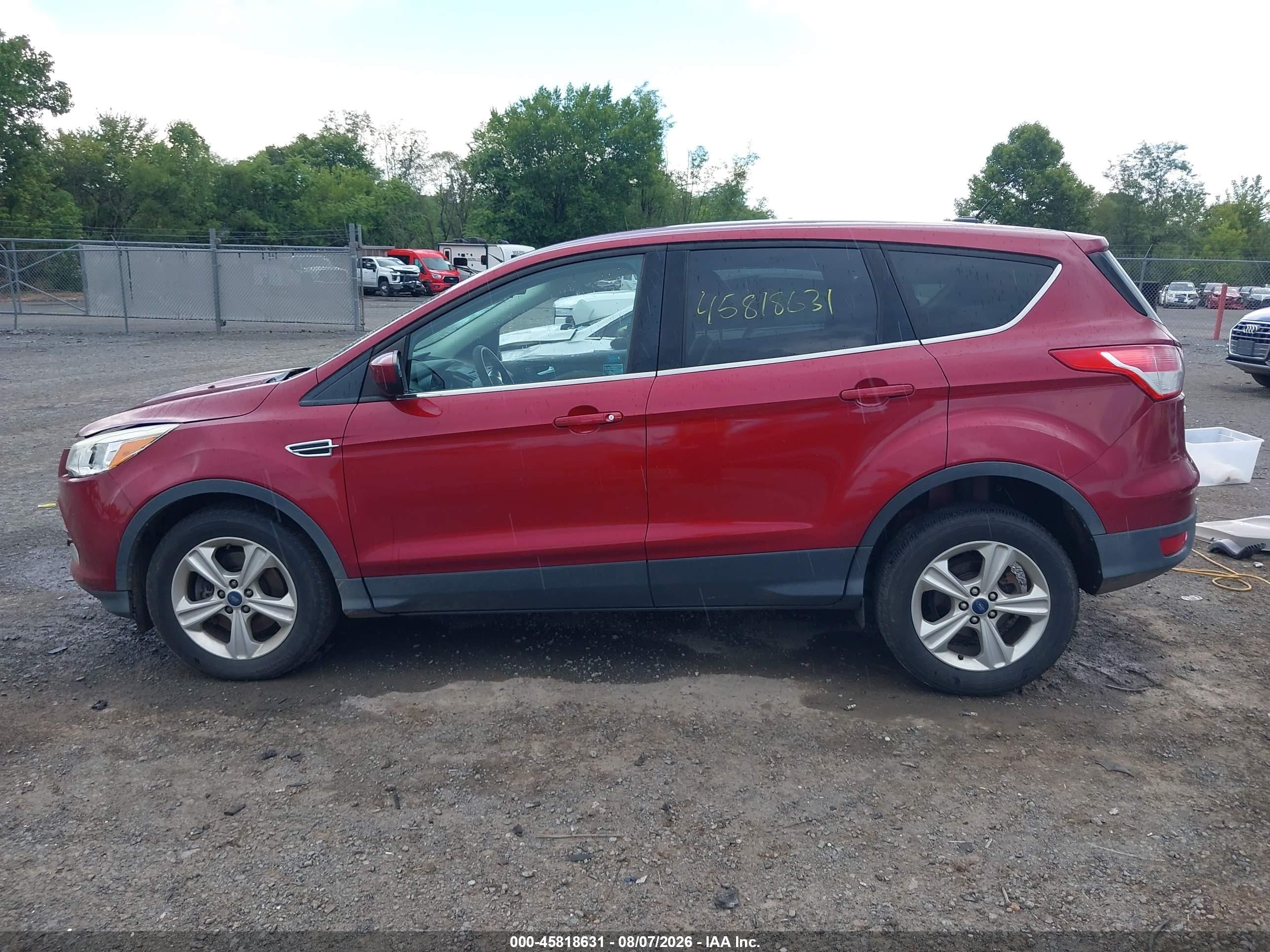 2013 Ford Escape Se Red vin: 1FMCU9GX8DUD33307