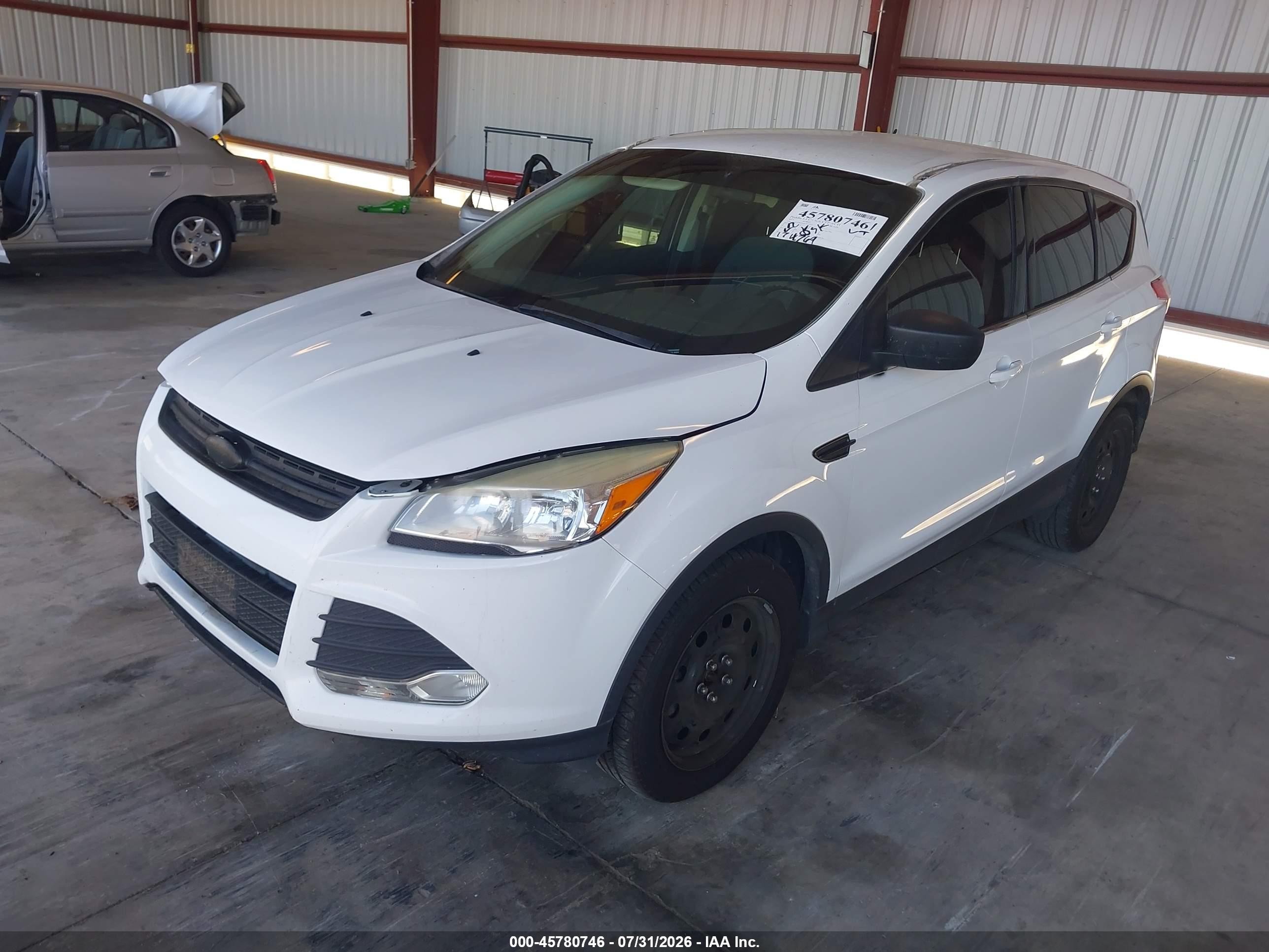 2013 Ford Escape Se White vin: 1FMCU9GX8DUD76559