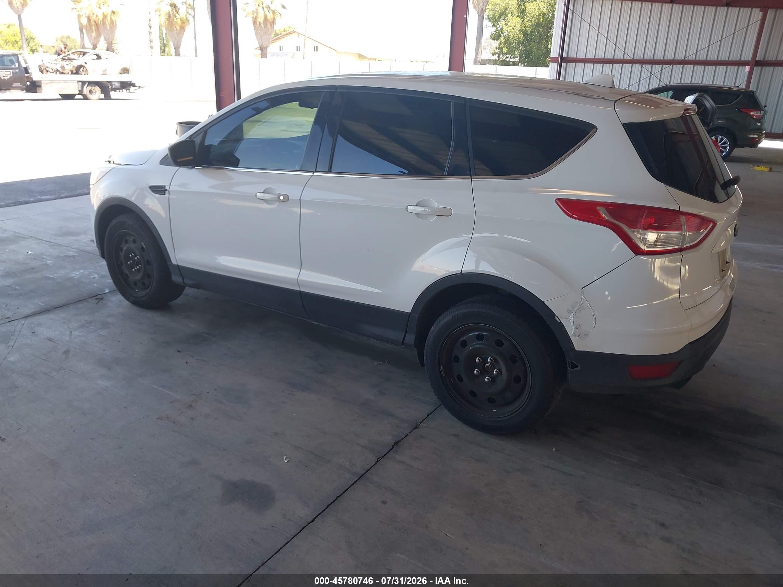 2013 Ford Escape Se White vin: 1FMCU9GX8DUD76559