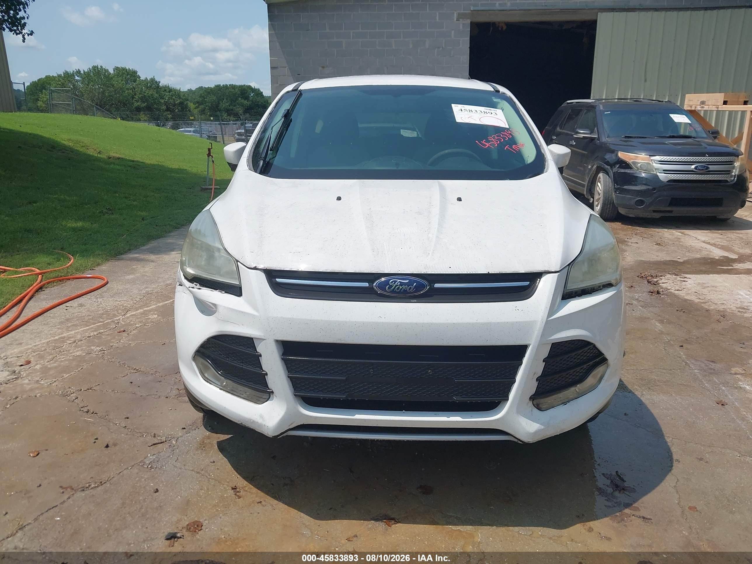 2013 Ford Escape Se White vin: 1FMCU9GX8DUD80076