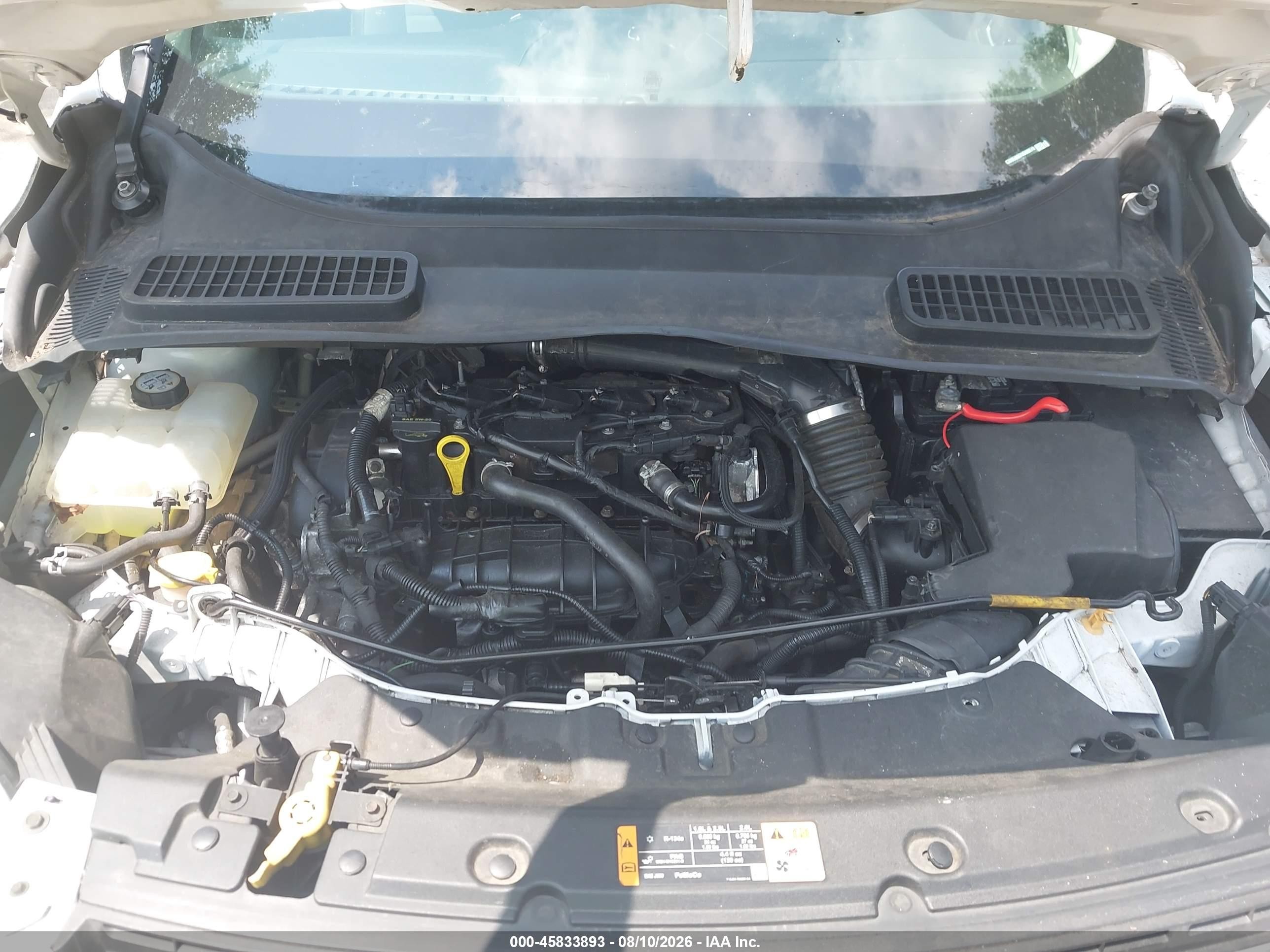 2013 Ford Escape Se White vin: 1FMCU9GX8DUD80076