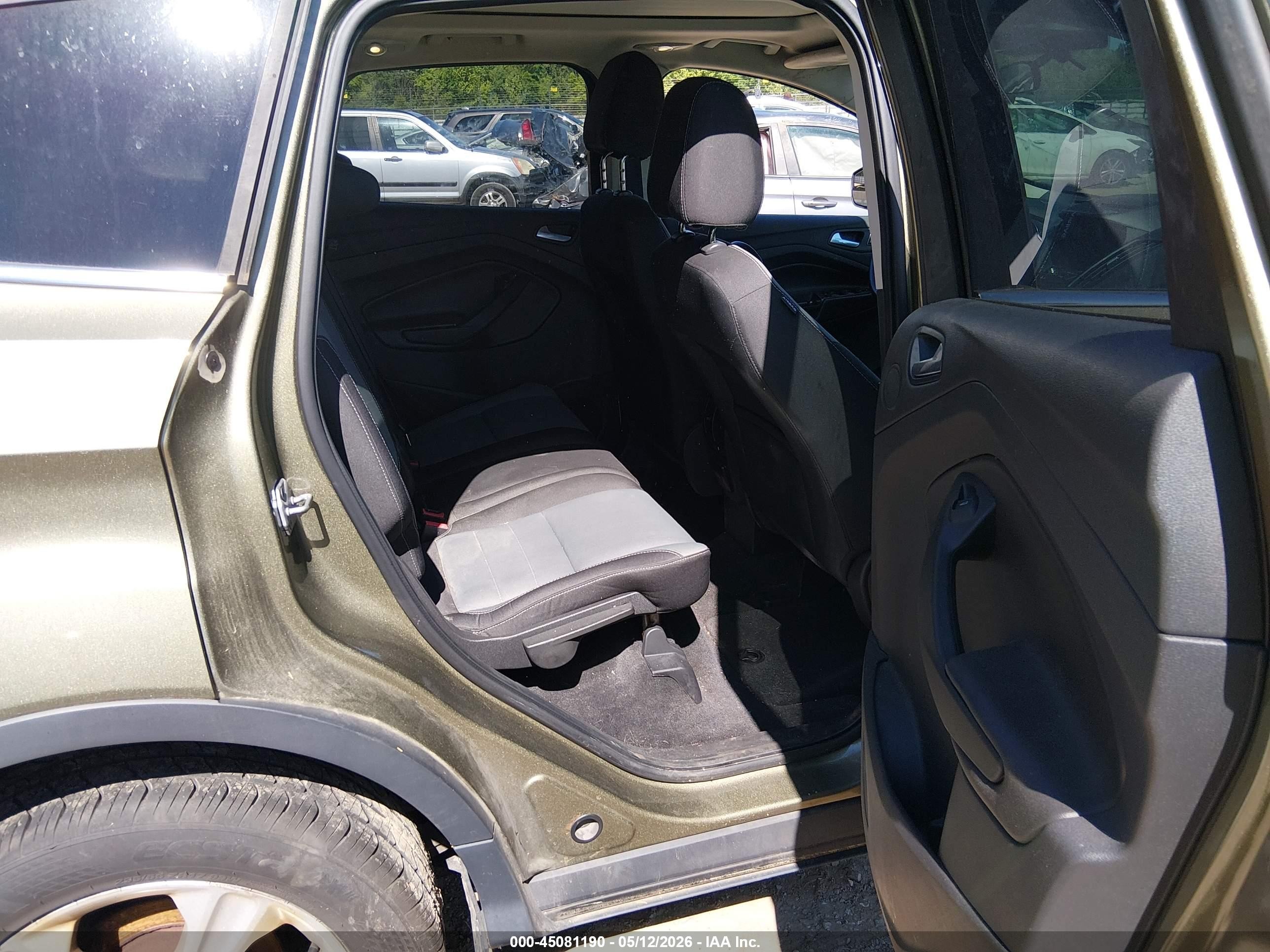 2014 Ford Escape Se Green vin: 1FMCU9GX8EUA09985