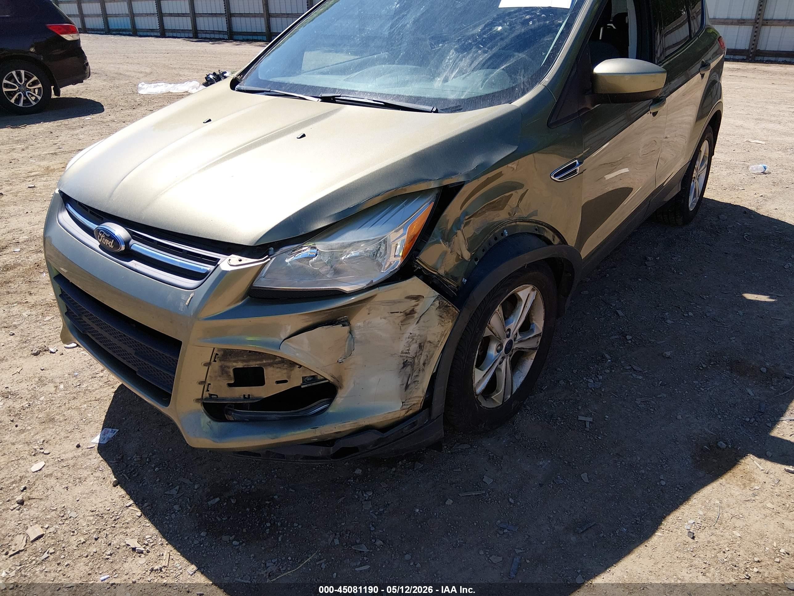 2014 Ford Escape Se Green vin: 1FMCU9GX8EUA09985